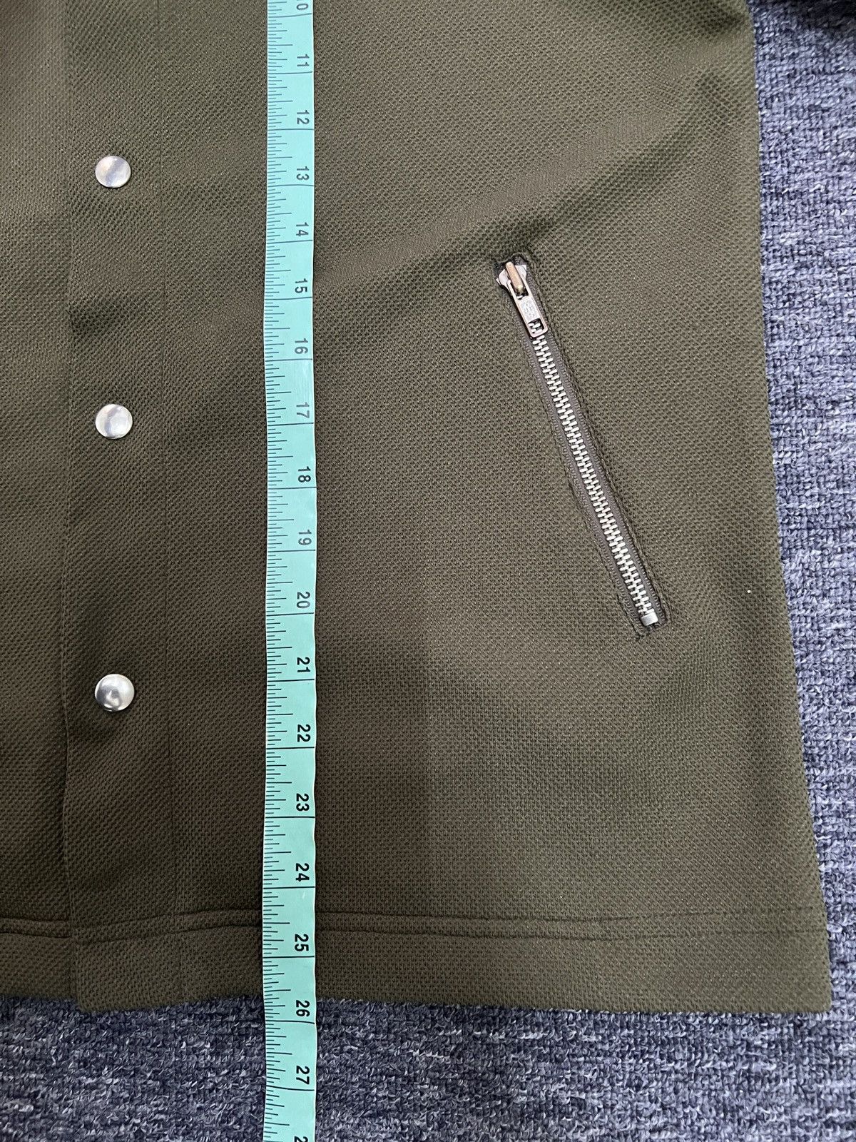 Vintage S Canal Homme Olive Snap Button Shirt