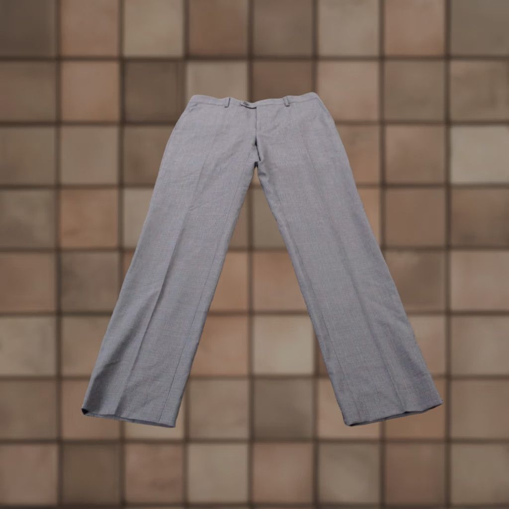 John Varvatos John Varvatos Pants Men 38 X 31 Gray Wool Tailored Dress Business Suit Pants Size 34R - 1 Thumbnail