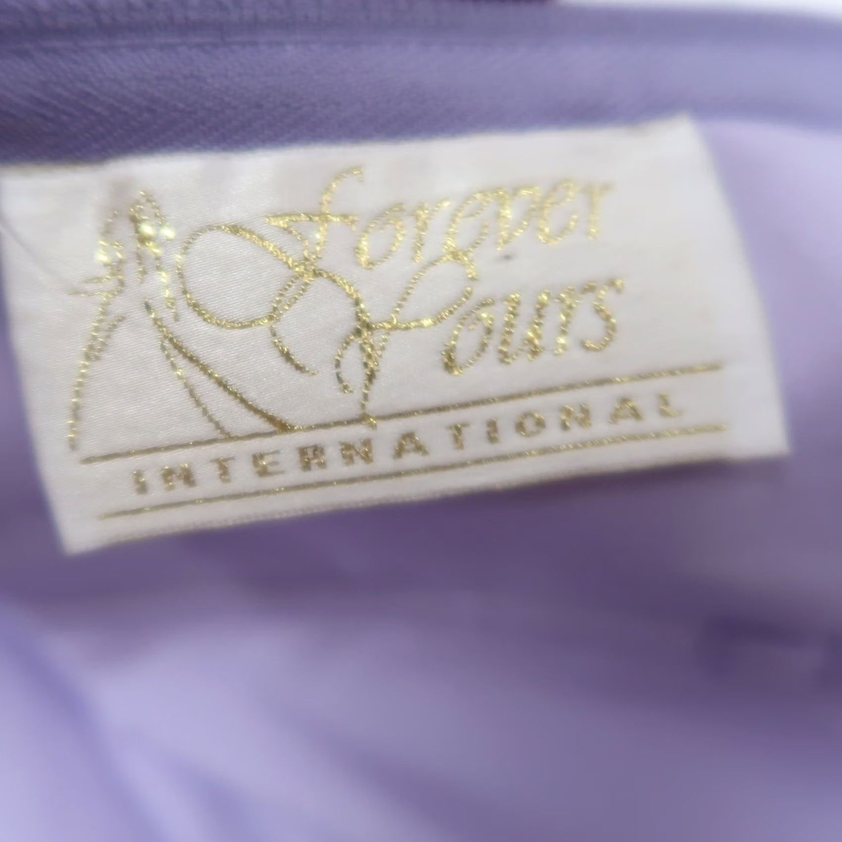 Forever 21 Forever Yours Satin Strapless Bridesmaid Dress Purple Lavender 6 Size M / US 6-8 / IT 42-44 - 6 Thumbnail