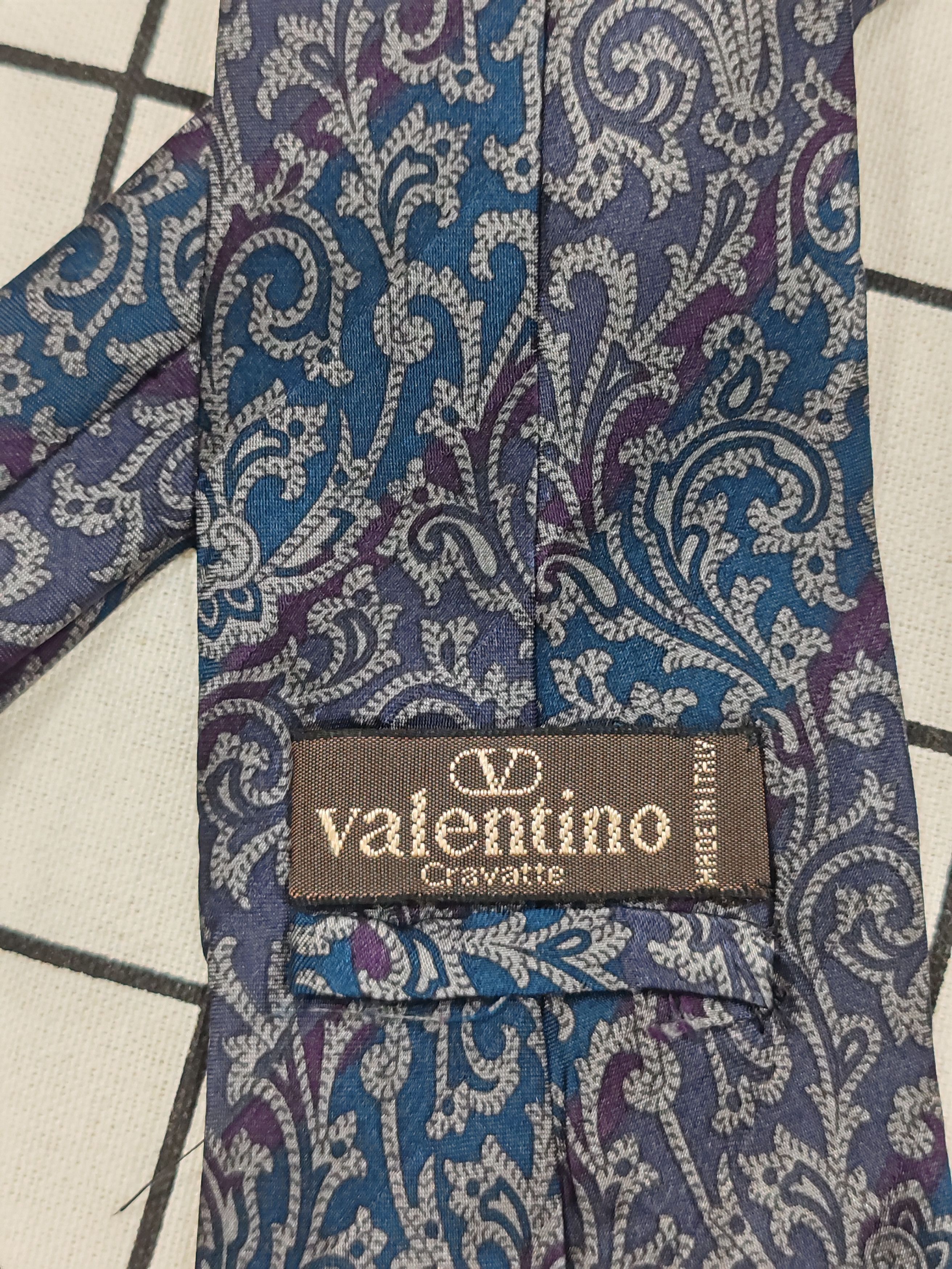 Valentino VALENTINO CRAVATTE Paisley Design made in Italy For Men Size ONE SIZE - 11 Thumbnail