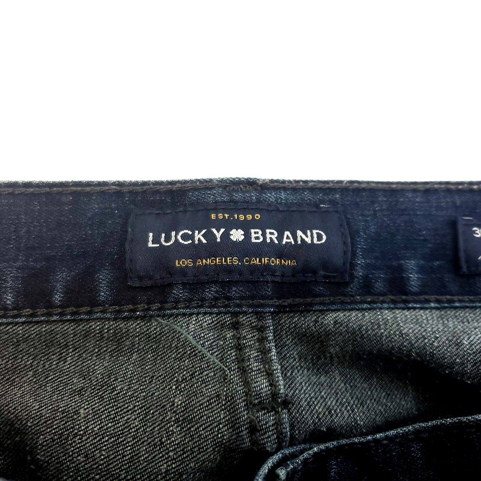 Lucky Brand Lucky Brand 121 Slim Blue Whiskers Denim Jeans 39/31 Mid Ris Size US 39 - 4 Thumbnail