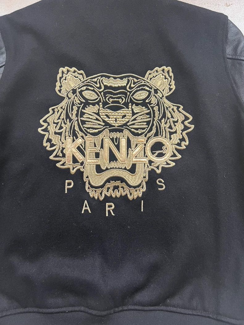 Kenzo KENZO Black and gold tiger embroidered coat Size US M / EU 48-50 / 2 - 3 Thumbnail