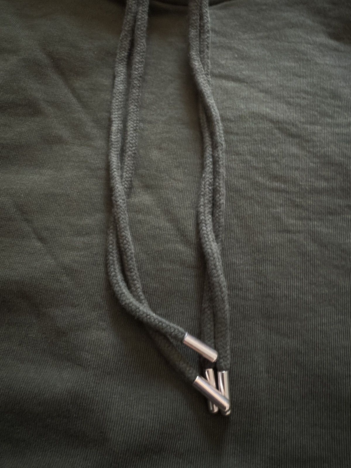 Dries Van Noten Dries Van Noten Green Cotton Relaxed Jersey Hoodie Size US S / EU 44-46 / 1 - 4 Thumbnail