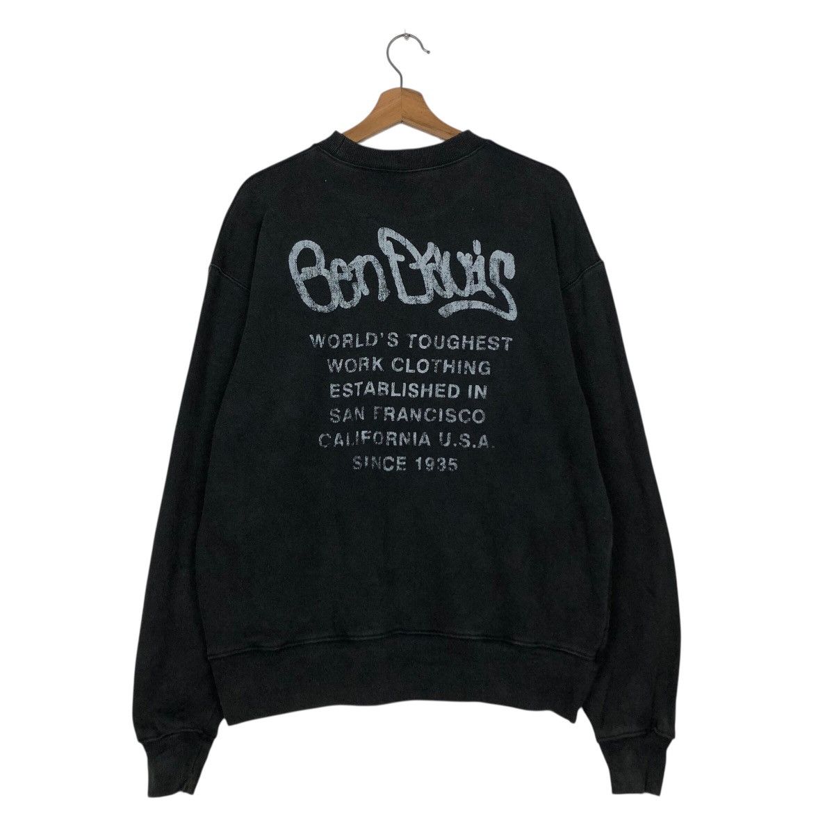 Japanese Brand 📌Vintage Sweatshirt Crewneck Ben Davis Big Logo Punk Style Size US M / EU 48-50 / 2 - 9 Thumbnail