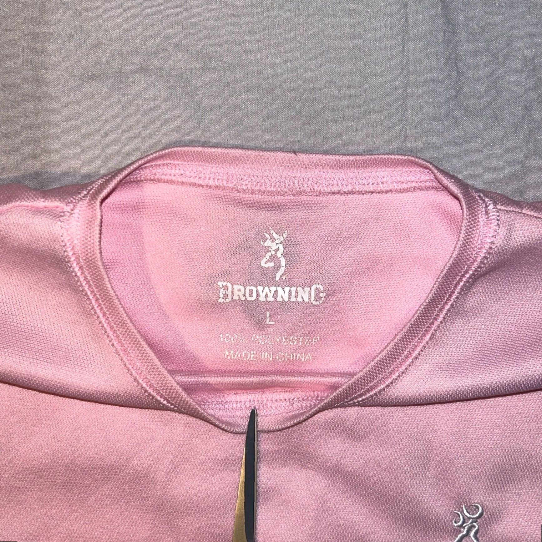 Vintage Browning T-Shirt Shirt Women Pink Athletic Short Sleeve Logo Crew Neck L Regular Size L / US 10 / IT 46 - 5 Thumbnail