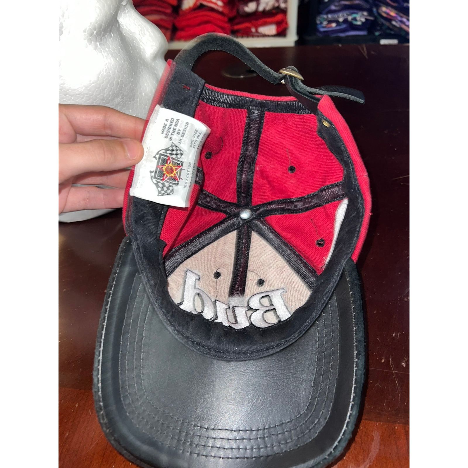 Jeff Hamilton Nascar Dale Earnhardt Hat Jeff Hamilton King Of Beers JH Cap Size ONE SIZE - 6 Thumbnail