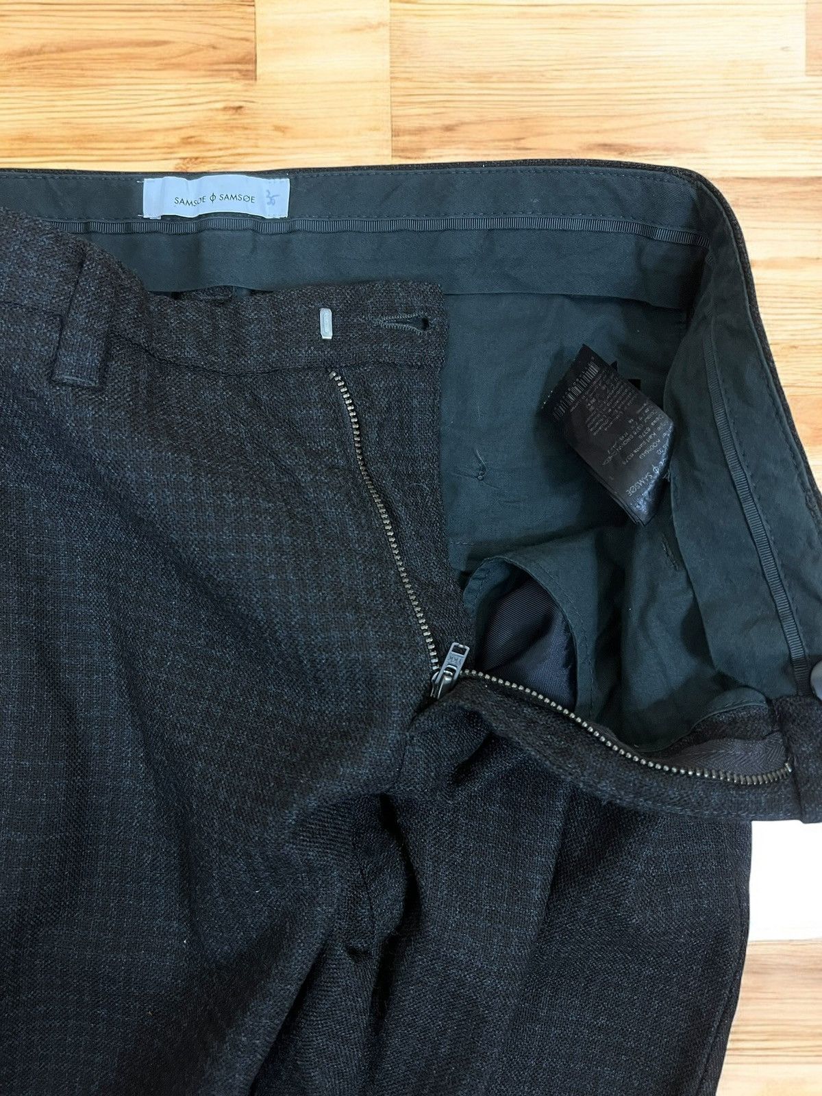 Samsoe Samsoe Samsoe Samsoe Karl Pants checked woolen trousers size L Size 30" / US 8 / IT 44 - 5 Thumbnail
