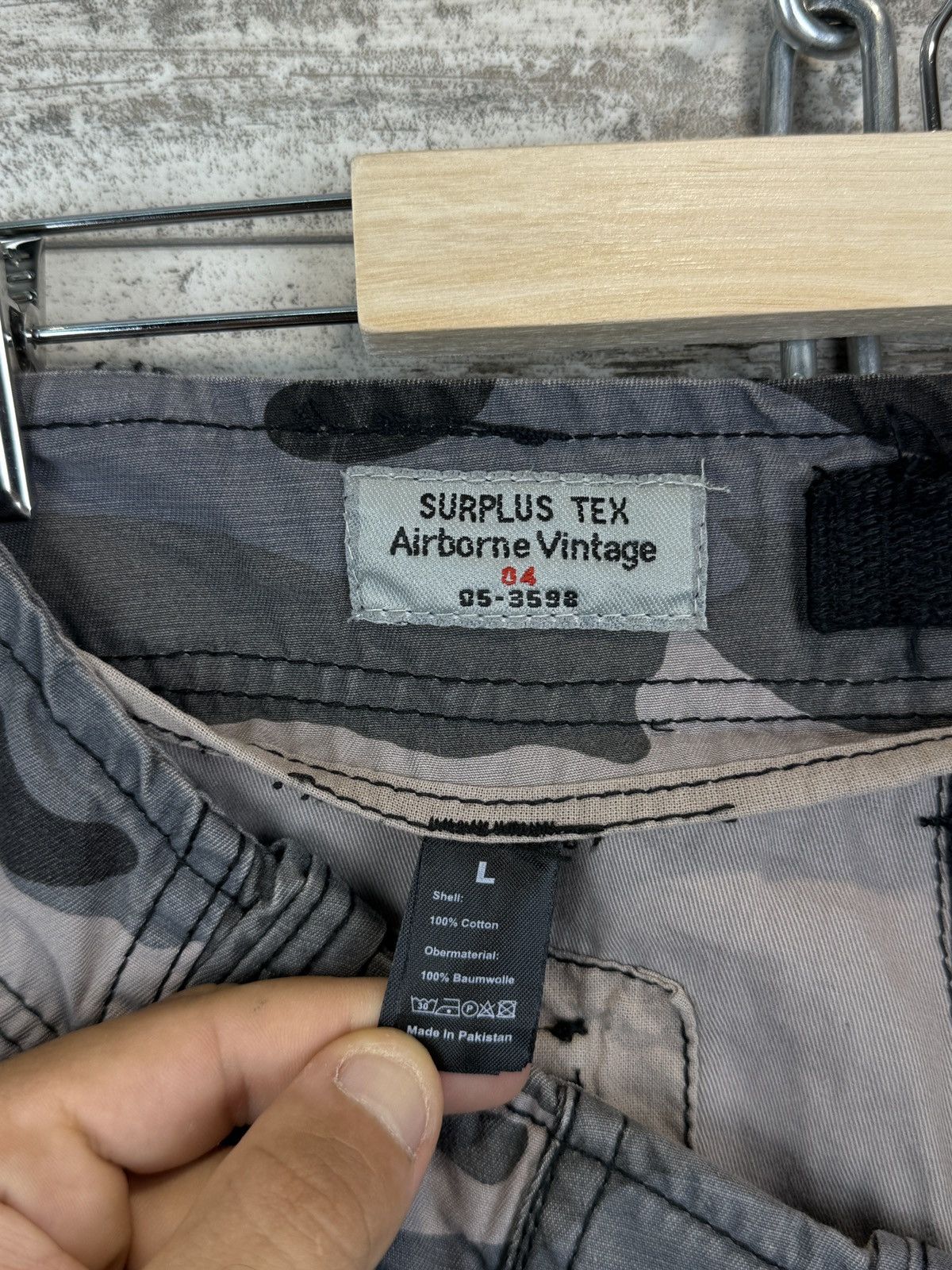 Vintage Mens Vintage Surplus Cargo baggy pants y2k rare Japanese Size US 34 / EU 50 - 15 Thumbnail