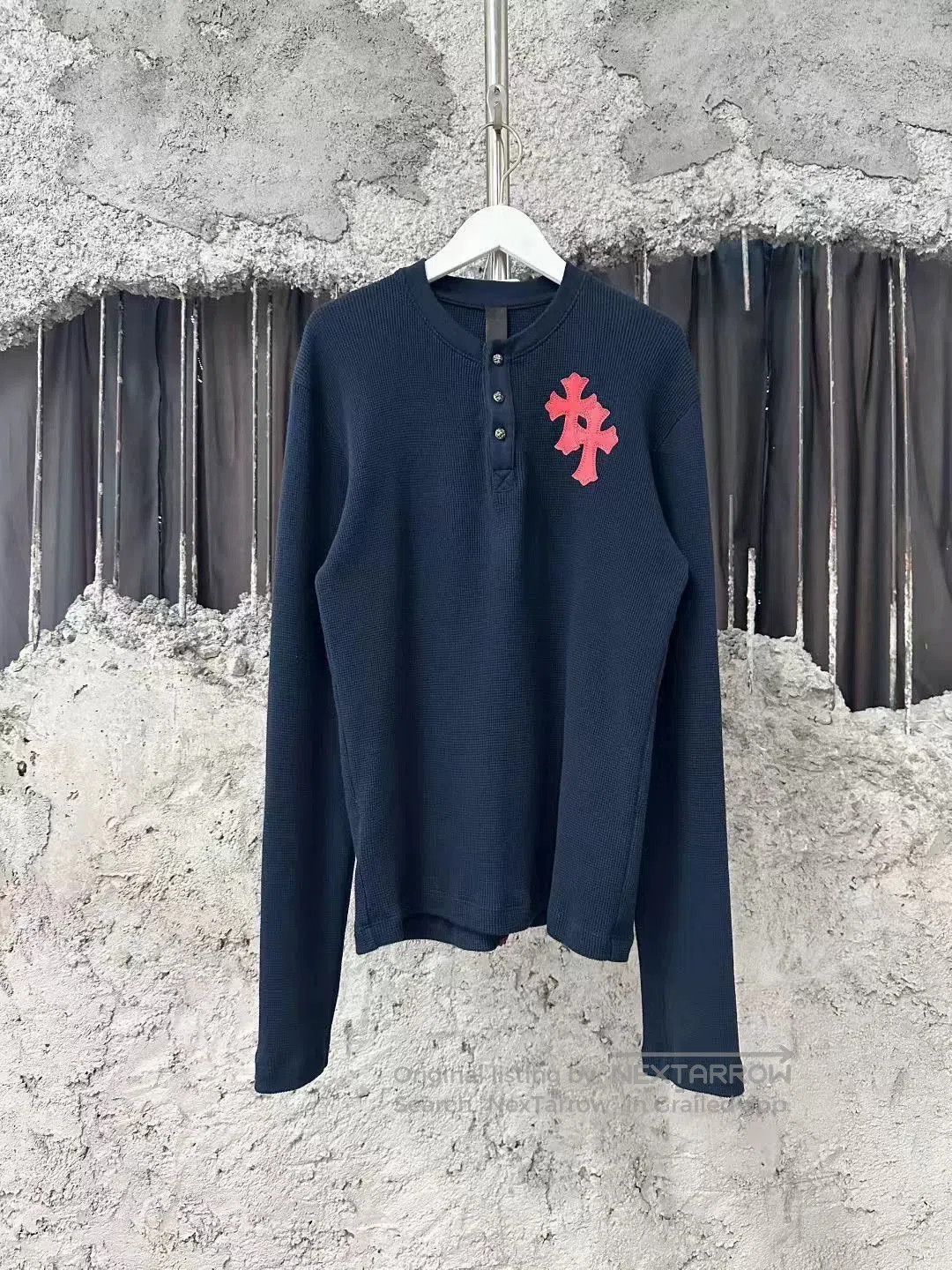 Chrome Hearts chrome hearts long sleeve waffle shirt. Size US S / EU 44-46 / 1 - 1 Thumbnail