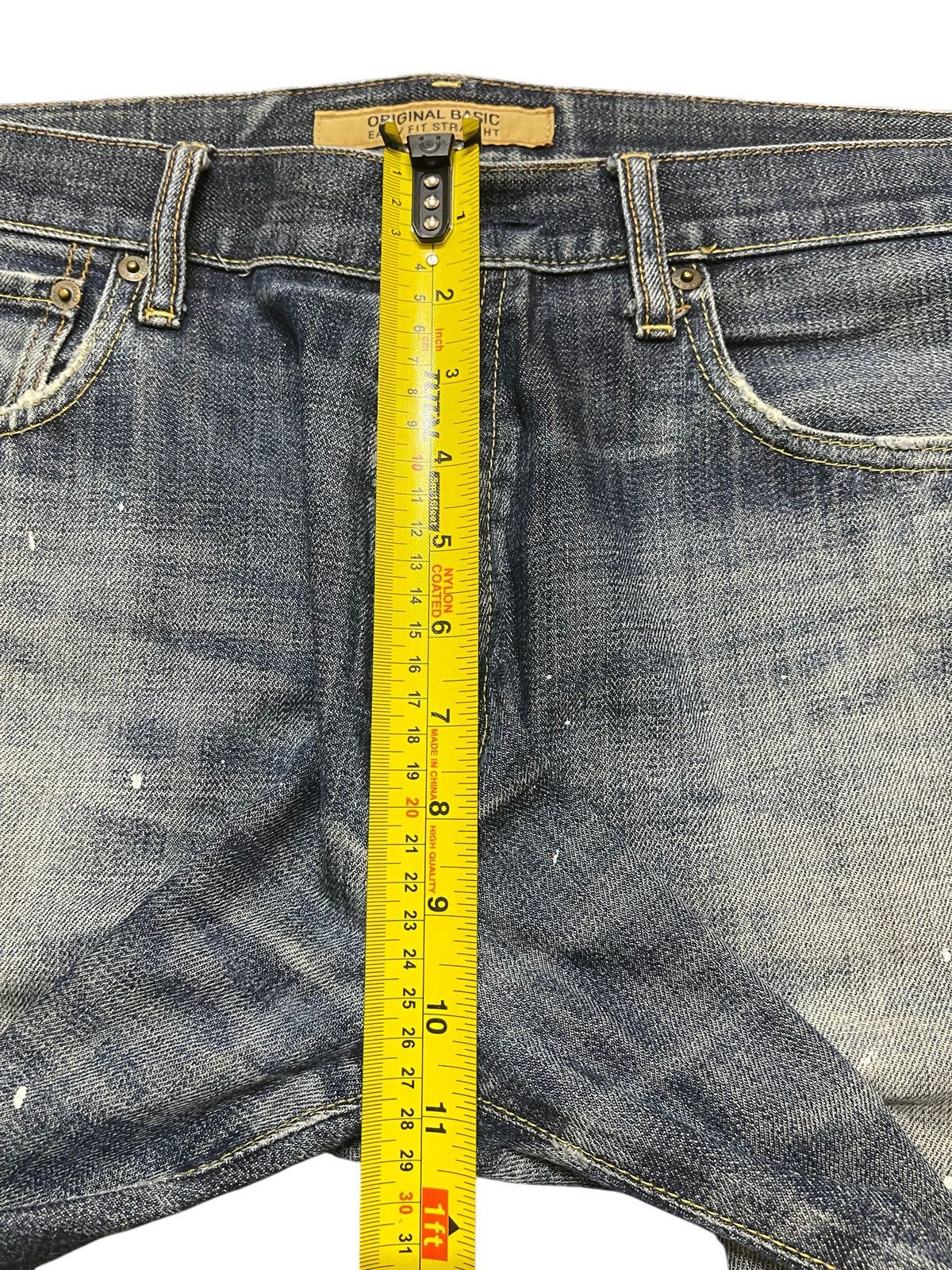 Uniqlo Vintage Japan Uniqlo Faded Wash Paint Splatter Distressed Size US 34 / EU 50 - 15 Thumbnail