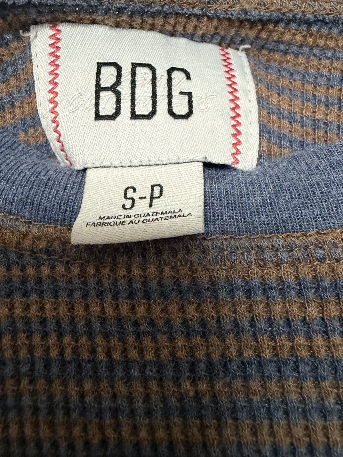 Bdg BDG brown striped long sleeve thermal top Size US S / EU 44-46 / 1 - 3 Thumbnail