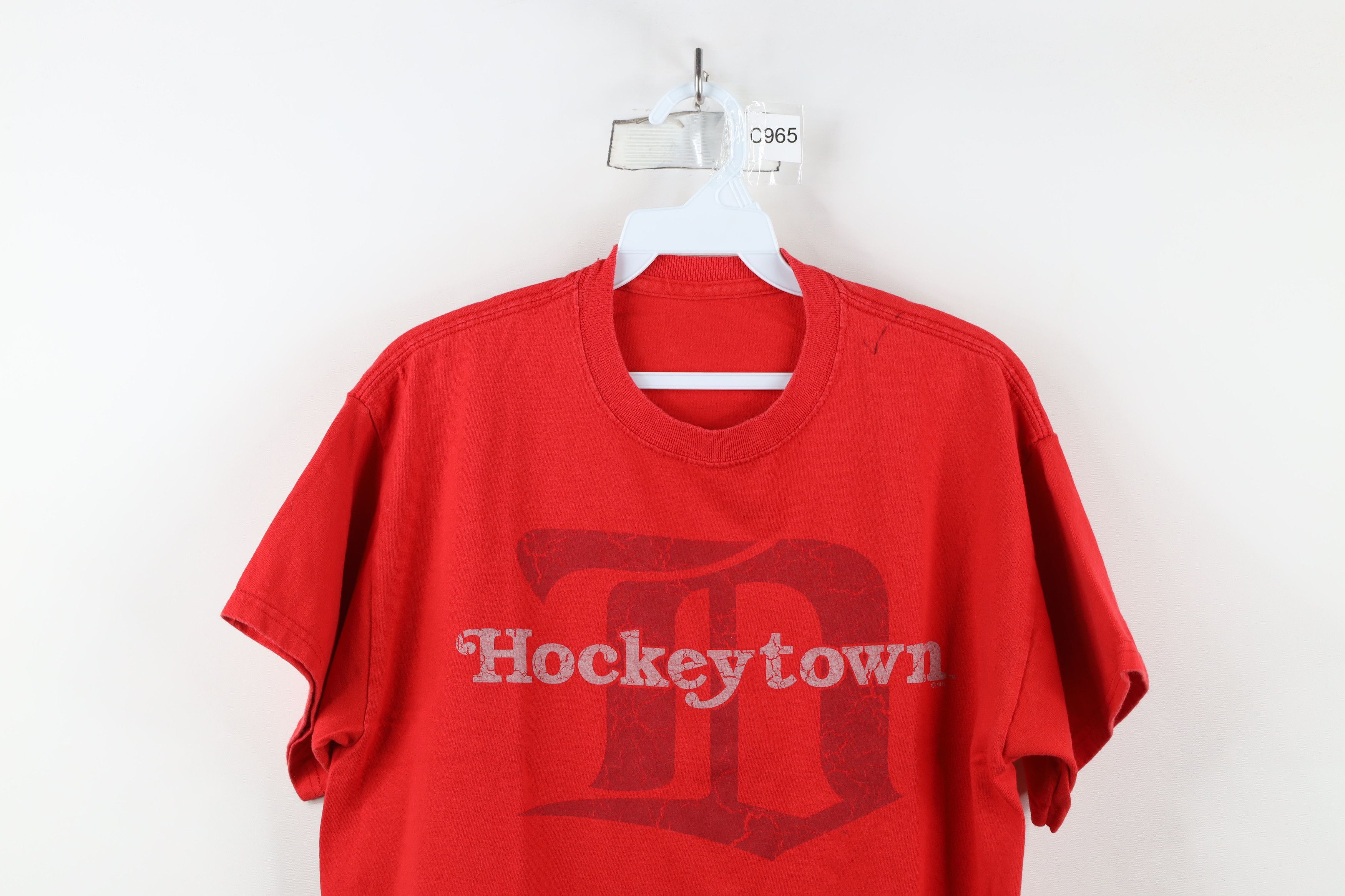 Vintage Vintage D Detroit Red Wings Hockey Short Sleeve T-Shirt Size US M / EU 48-50 / 2 - 2 Thumbnail