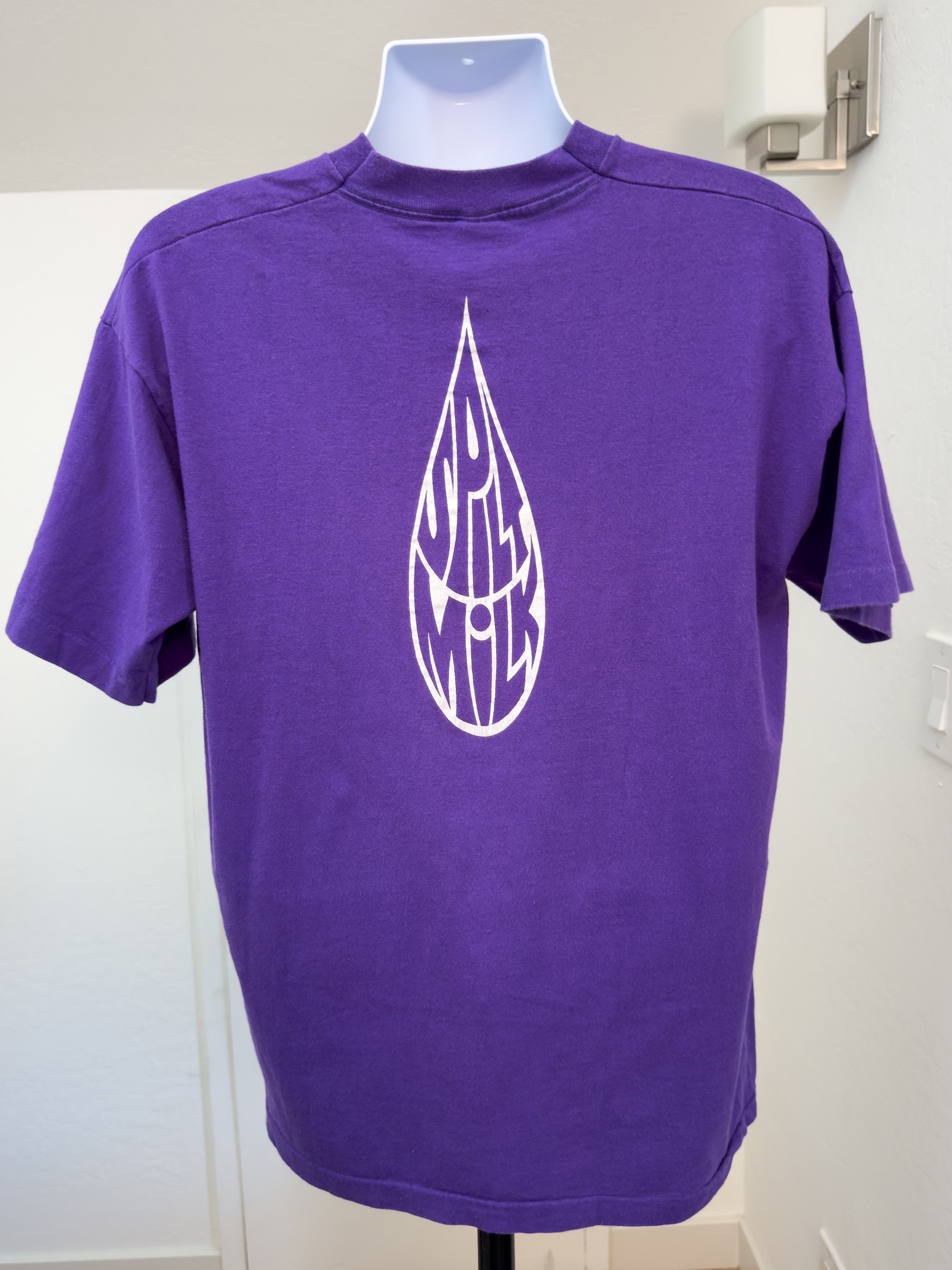 Fruit Of The Loom Rare Vintage Jellyfish Spilt Milk Tour T-Shirt Made in USA Size US XL / EU 56 / 4 - 3 Thumbnail