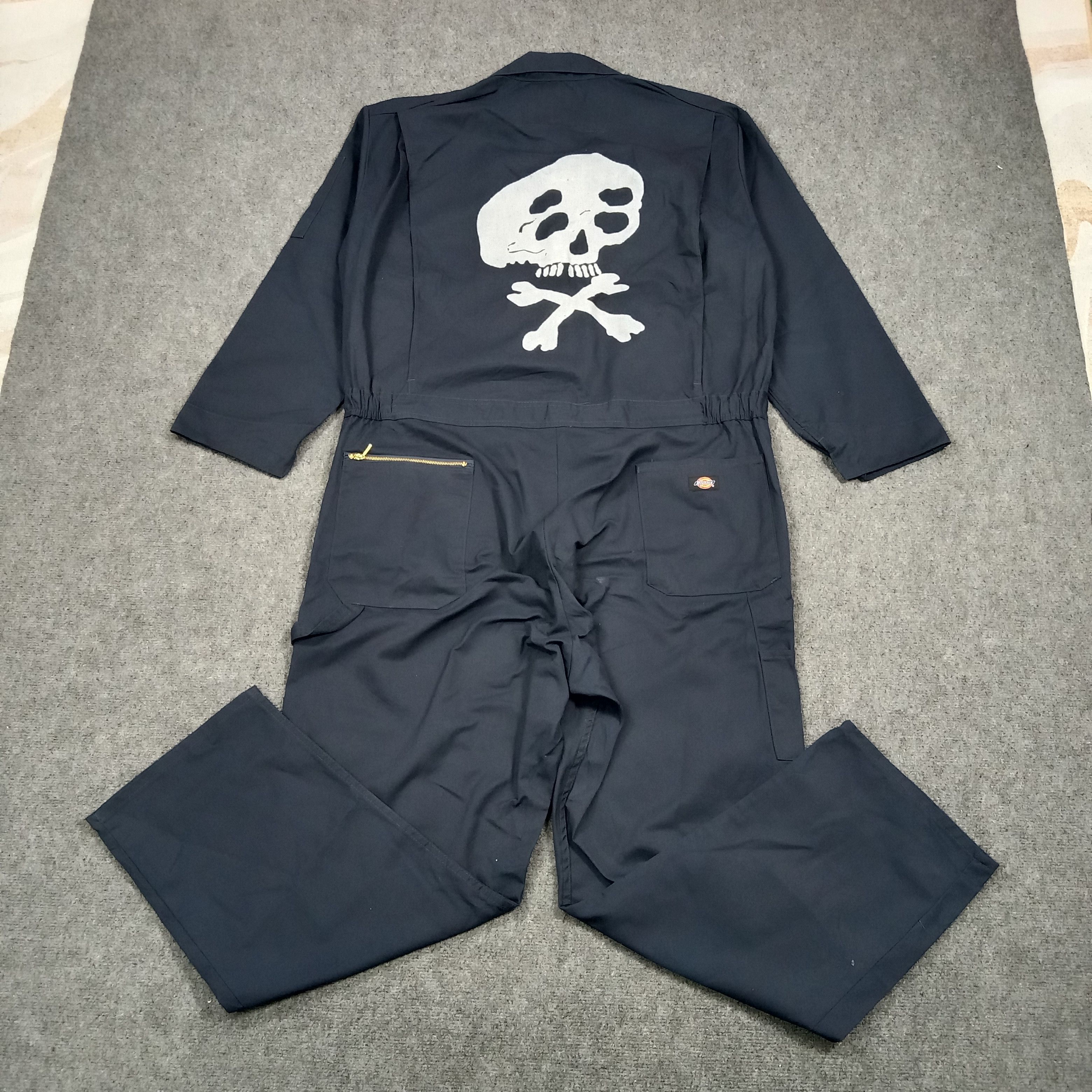 Dickies Dickies Skull Workwear Custom Logo Coverall Jacket C277N20 Size US L / EU 52-54 / 3 - 1 Thumbnail