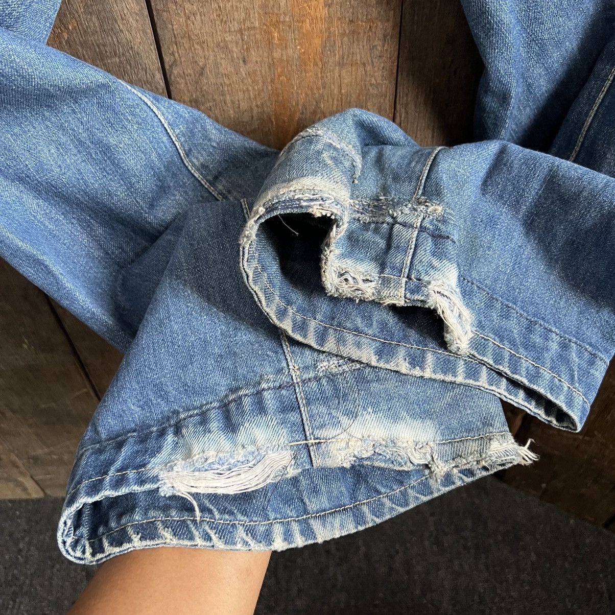 Levi's × Vintage Vintage Levis Engineered Denim Jeans Size US 32 / EU 48 - 8 Thumbnail