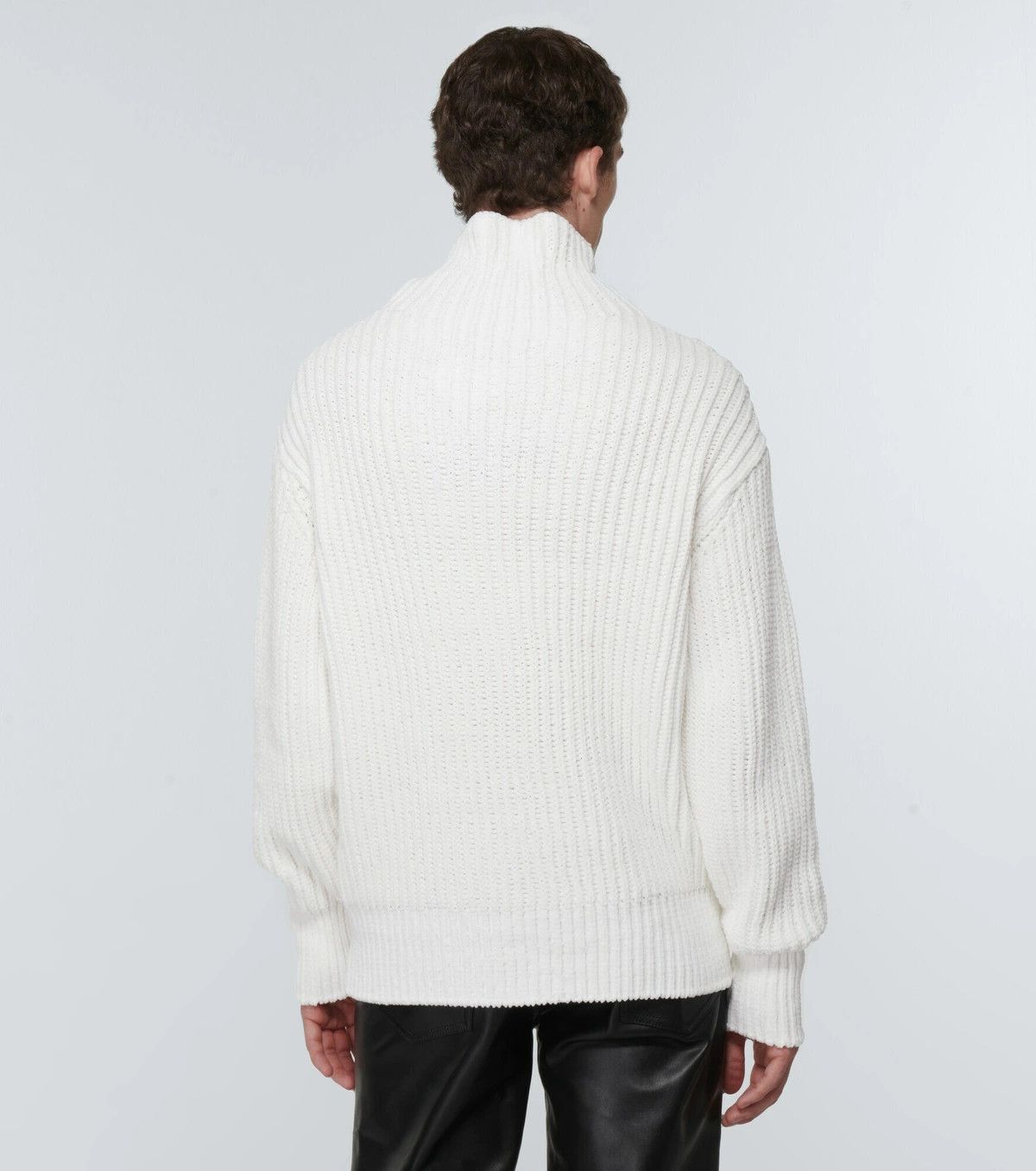 Amiri o1y0525 Turtleneck Sweater in White Size US S / EU 44-46 / 1 - 4 Thumbnail