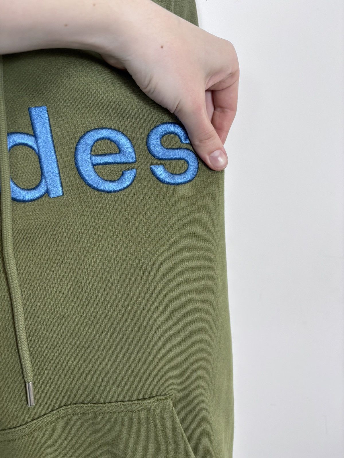 Etudes Etudes Studio Klein Big Embroidered Logo Olive Green Hoodie Size US M / EU 48-50 / 2 - 16 Thumbnail