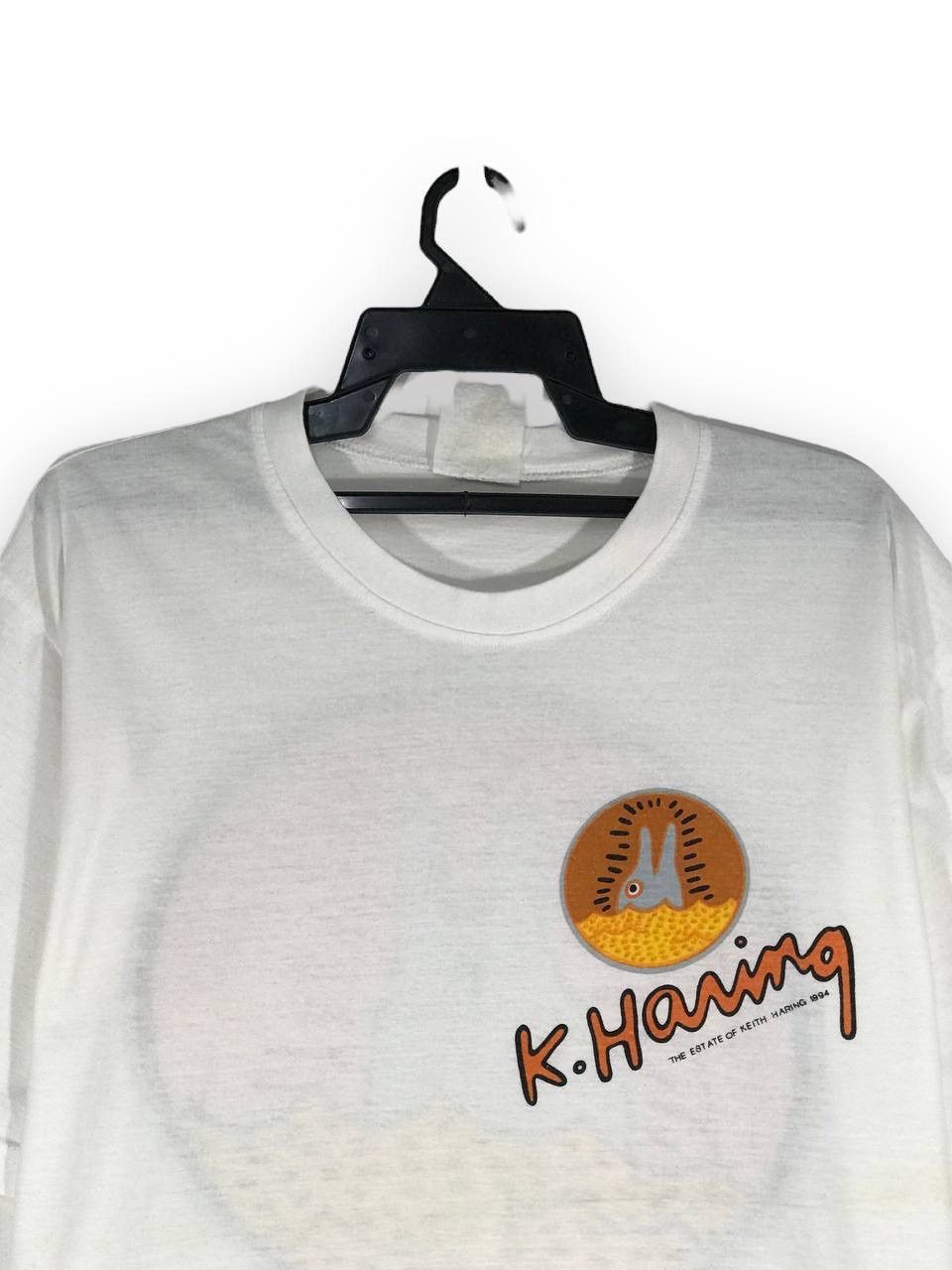 Vintage vintage 1994 Keith Haring Dolphin Size US XL / EU 56 / 4 - 5 Thumbnail