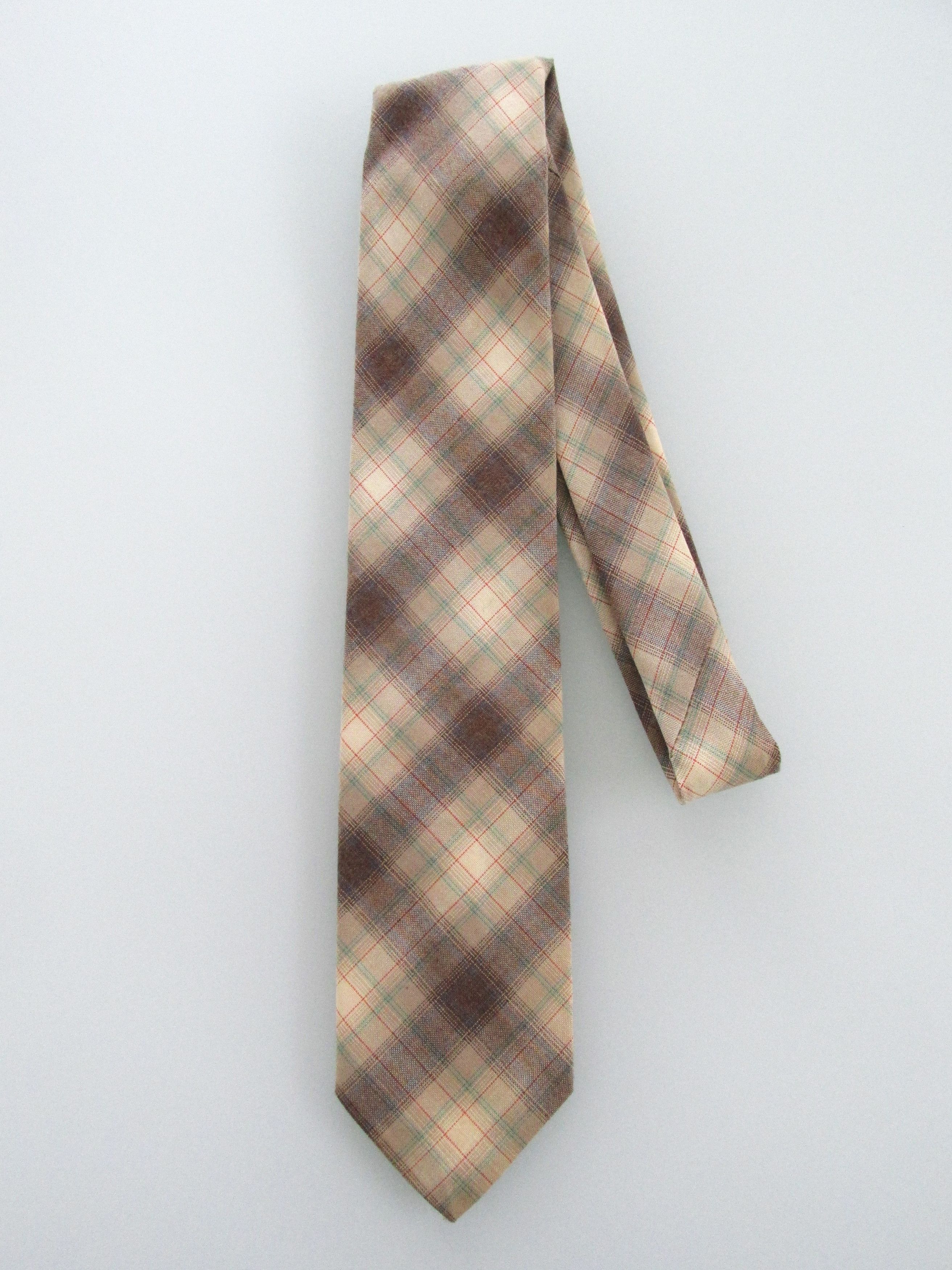 Vintage Pen West Pendleton Vintage Men's Tartan Plaid Tie Size ONE SIZE - 1 Thumbnail