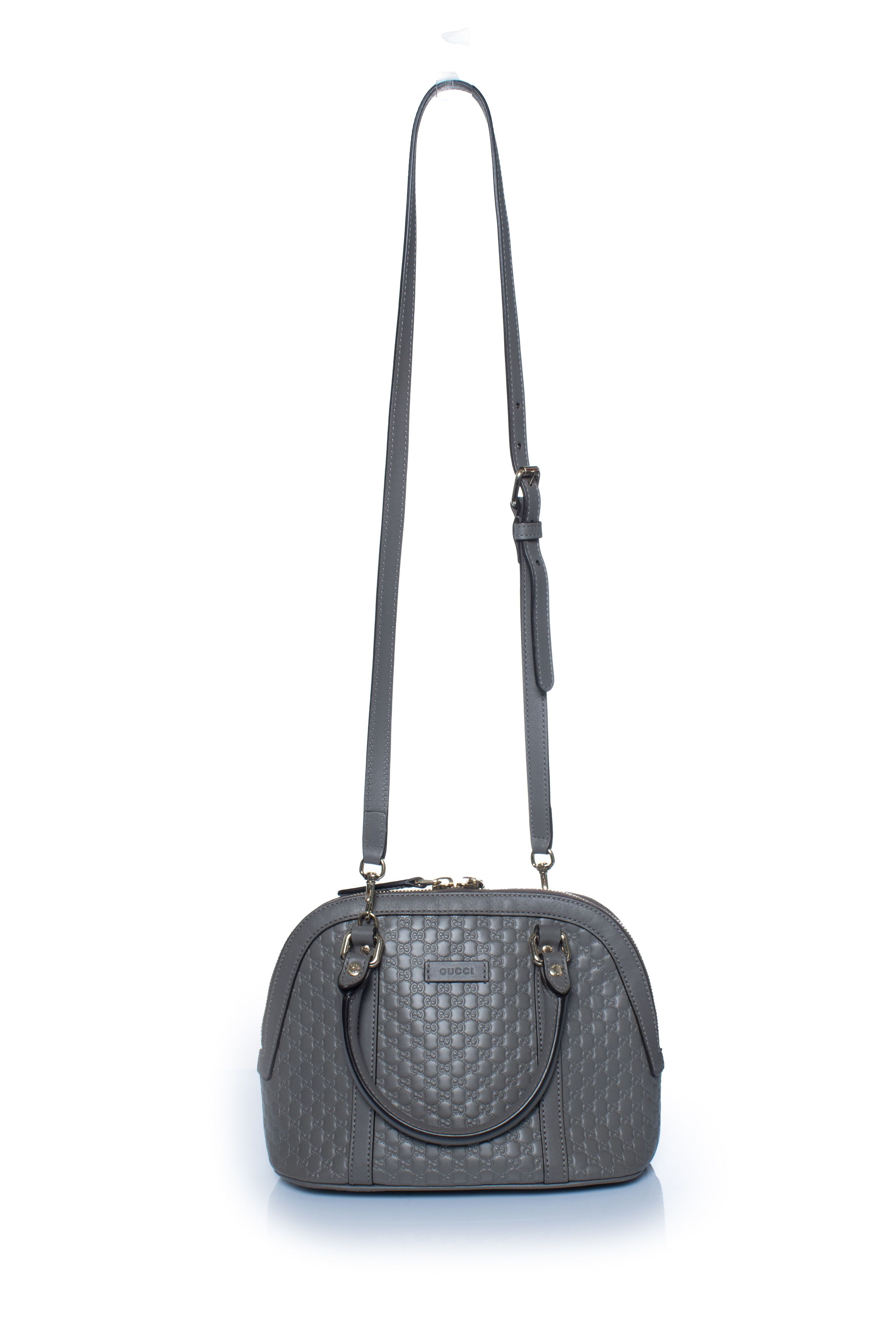 Gucci Gucci, Microguccissima dome in grey Size ONE SIZE - 14 Thumbnail