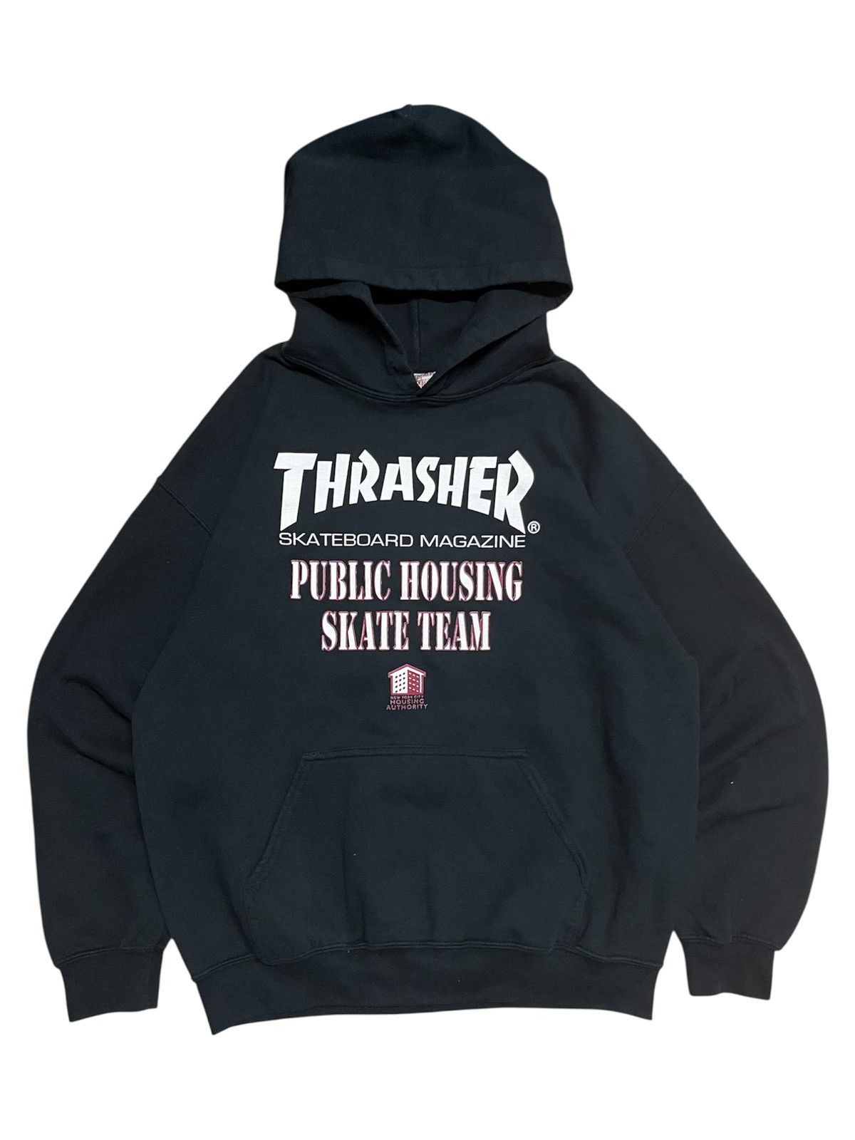 Public Housing Skate Team Vintage RARE 2000 Thrasher Public Housing Skate Team Hoodie Size US L / EU 52-54 / 3 - 1 Thumbnail