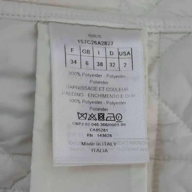Dior Dior White embroidered bee diamond cotton jacket Size XXS / US 00 / IT 34 - 6 Thumbnail