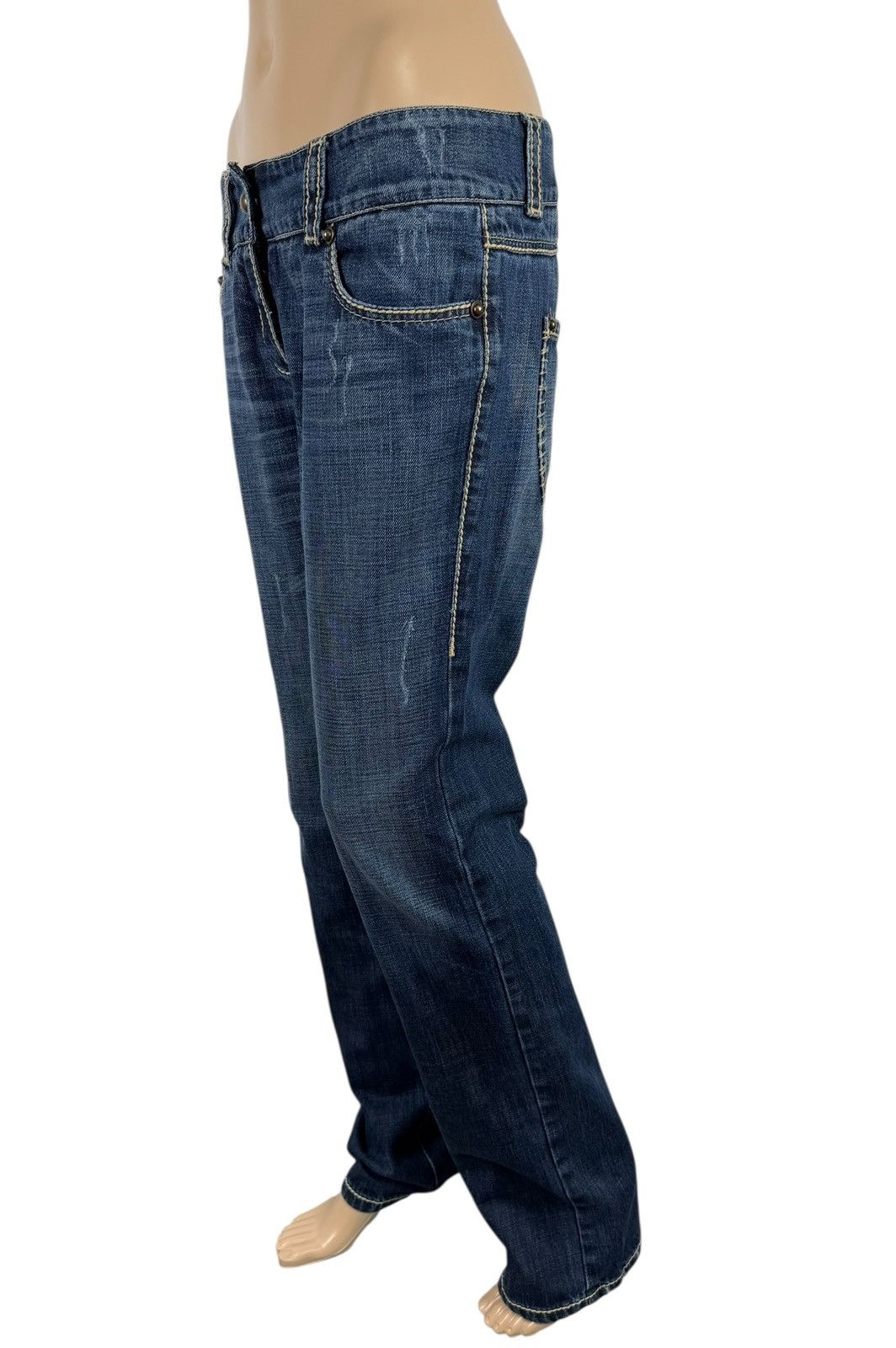 Other Angelo Mozzillo Fashion Fantasy Art Denim Jeans Vintage 42 Size 28" / US 6 / IT 42 - 7 Thumbnail