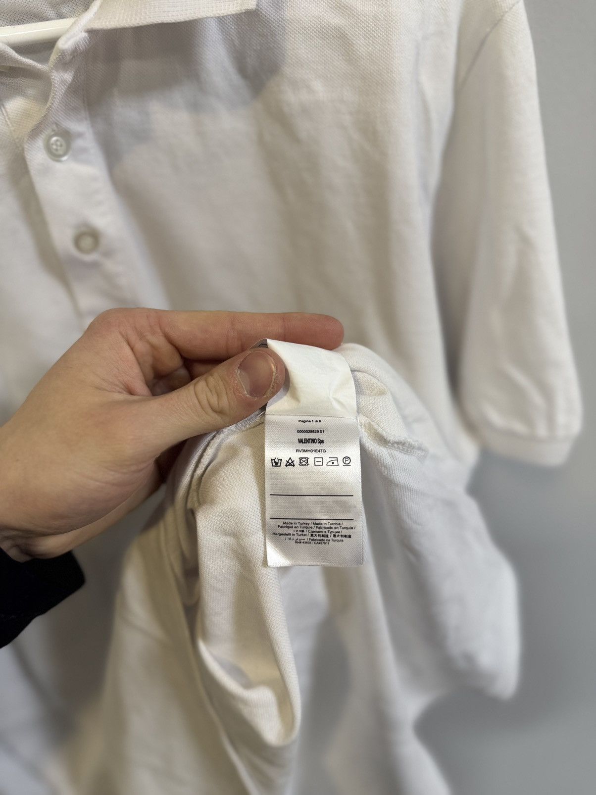 Valentino × Vintage VALENTINO Short Sleeve Polo Size US XL / EU 56 / 4 - 4 Thumbnail