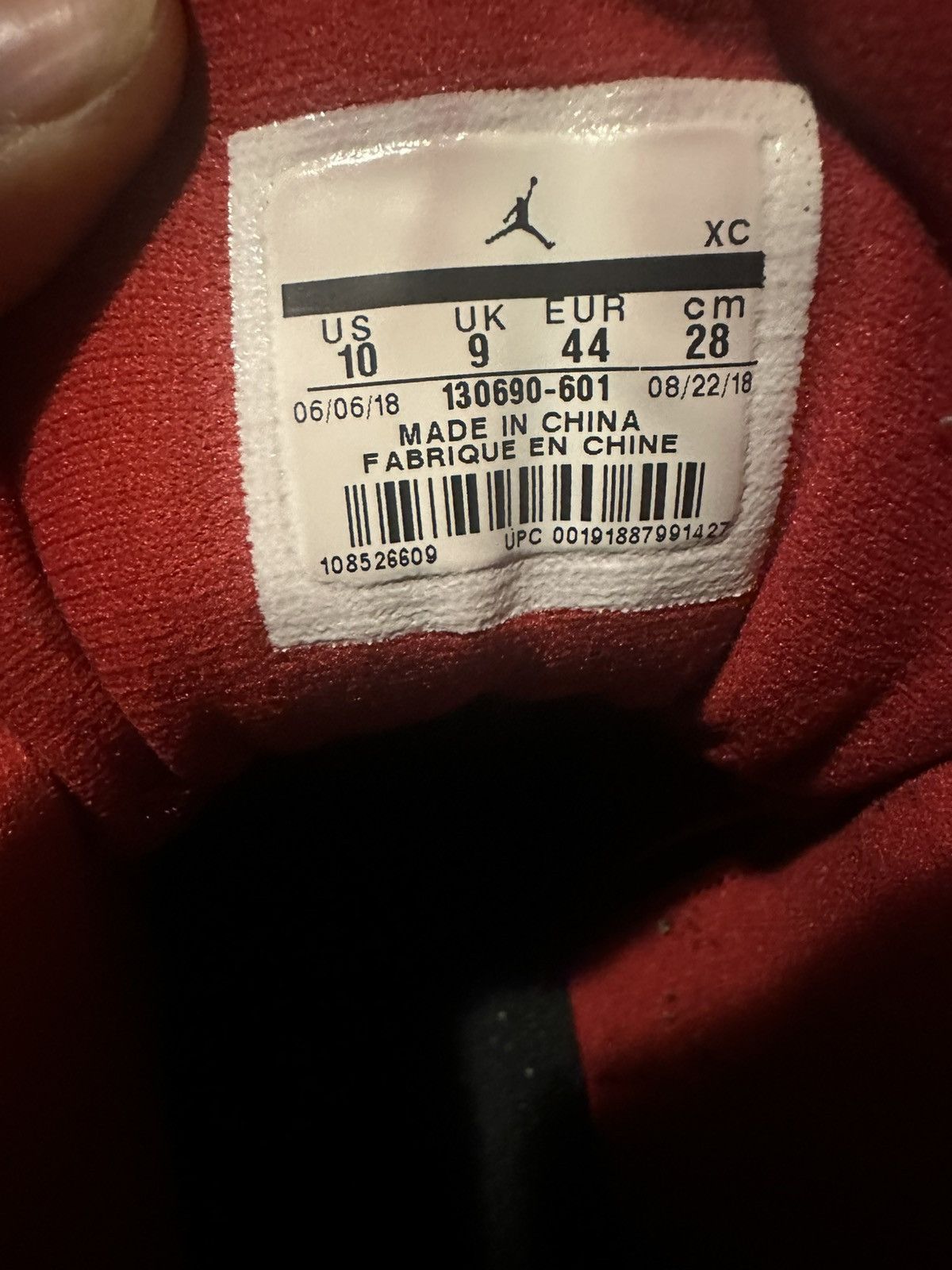 Jordan Brand NIKE AIR JORDAN GYM RED 12s Size US 10 / EU 43 - 6 Thumbnail