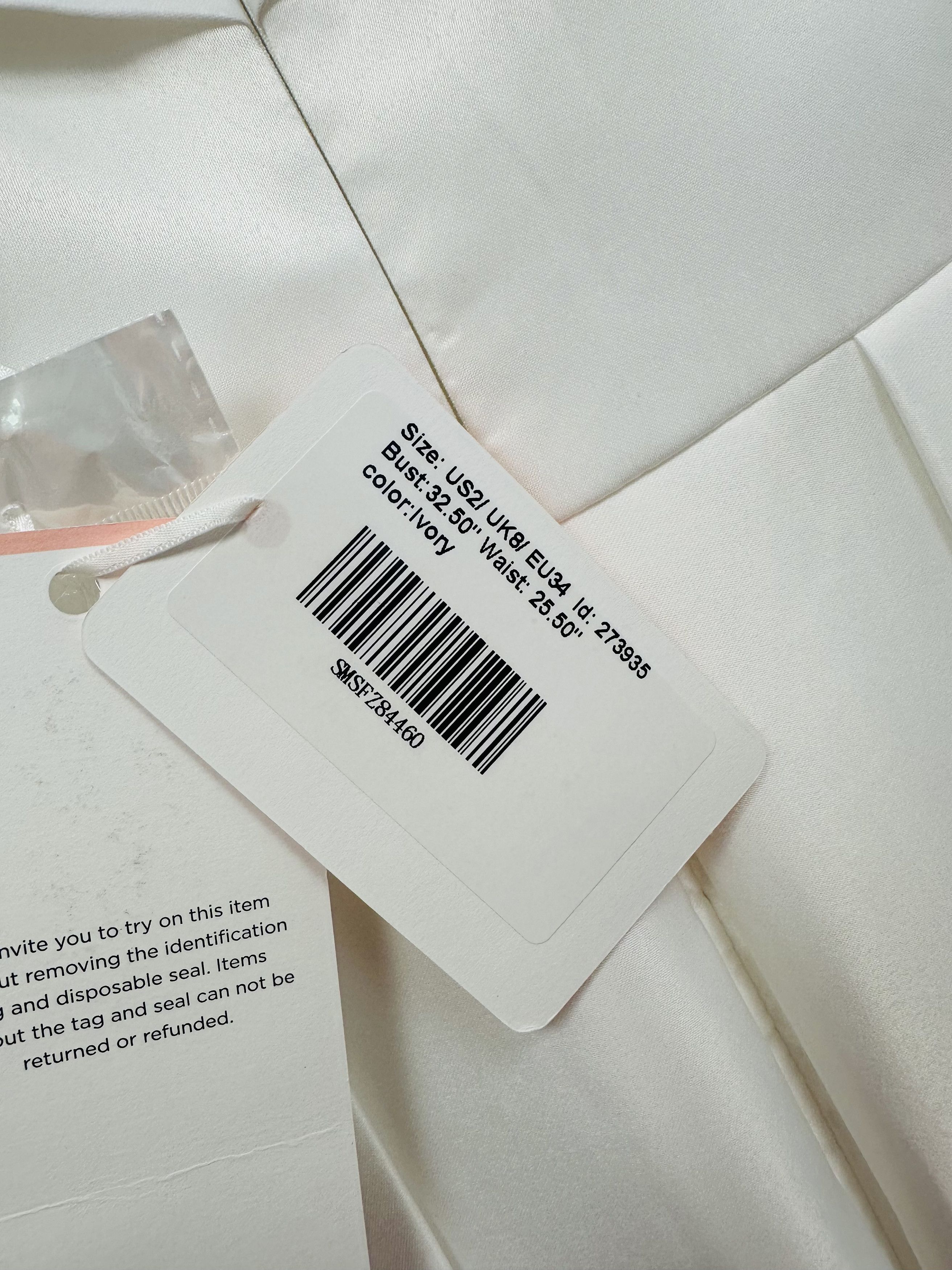Designer JJ's House white wedding dress Size XS / US 0-2 / IT 36-38 - 7 Thumbnail