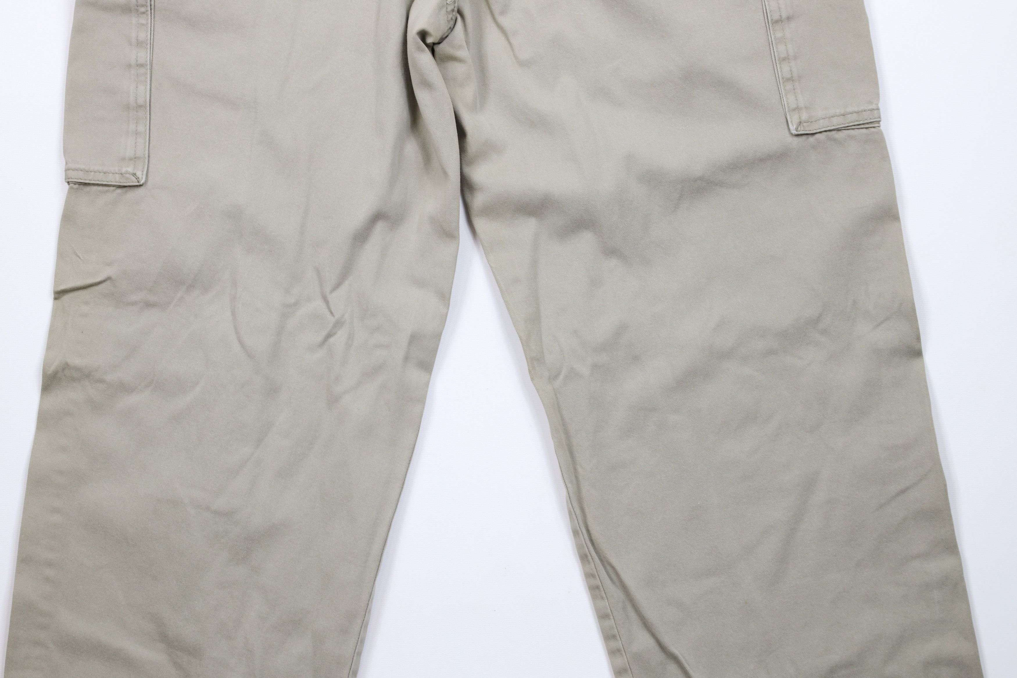 Vintage Vintage 90s Y2K Streetwear Baggy Wide Leg Cargo Pants Green Size US 30 / EU 46 - 13 Thumbnail