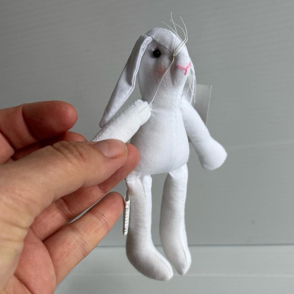 Designer Darice 5" Cloth Muslin Bunny Easter Craft Doll Size ONE SIZE - 3 Thumbnail