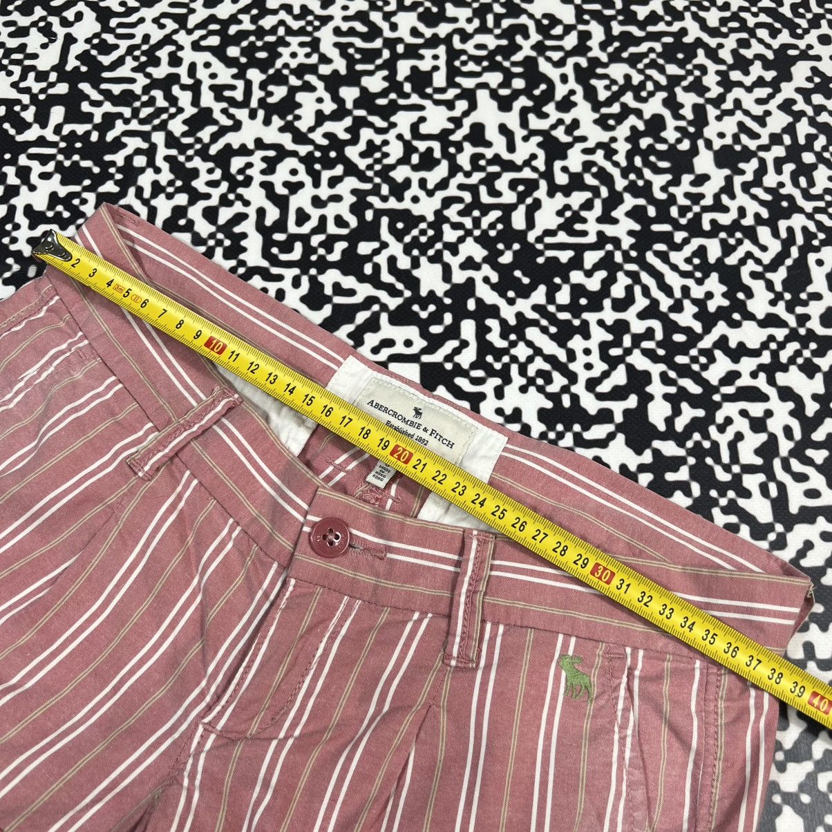 Abercrombie & Fitch Vintage Y2K Abercrombie Fitch Sexy Style Striped Mini Shorts Size 25" / US 0 / IT 36 - 17 Thumbnail