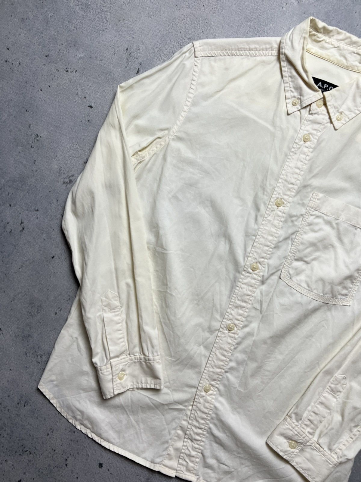 A.P.C. A.P.C Shirt Paris Button Up y2k Luxury casual Item Size M / US 6-8 / IT 42-44 - 3 Thumbnail
