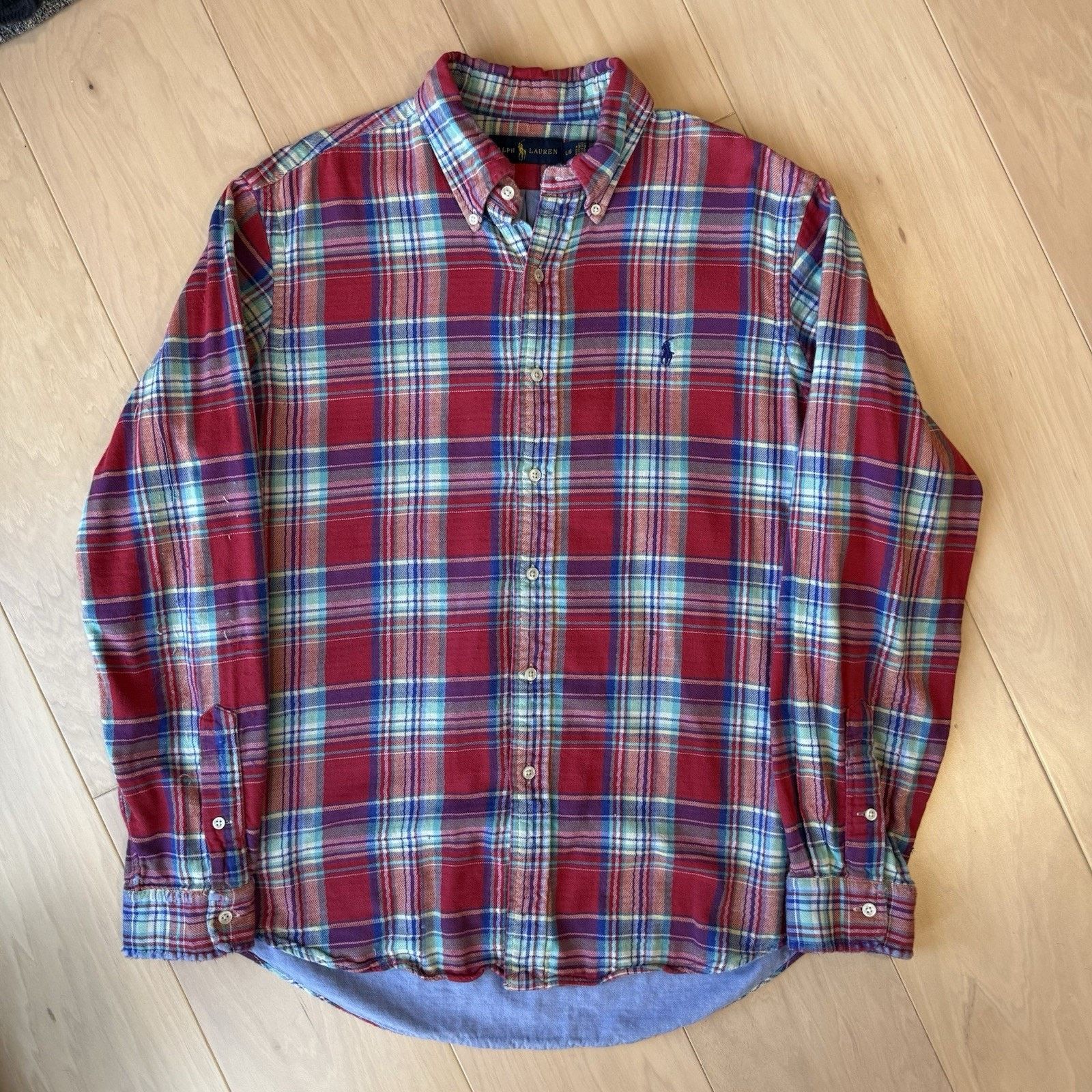 Polo Ralph Lauren Polo Ralph Lauren Flannel Large Multicolor Lined Causal Size US L / EU 52-54 / 3 - 2 Thumbnail