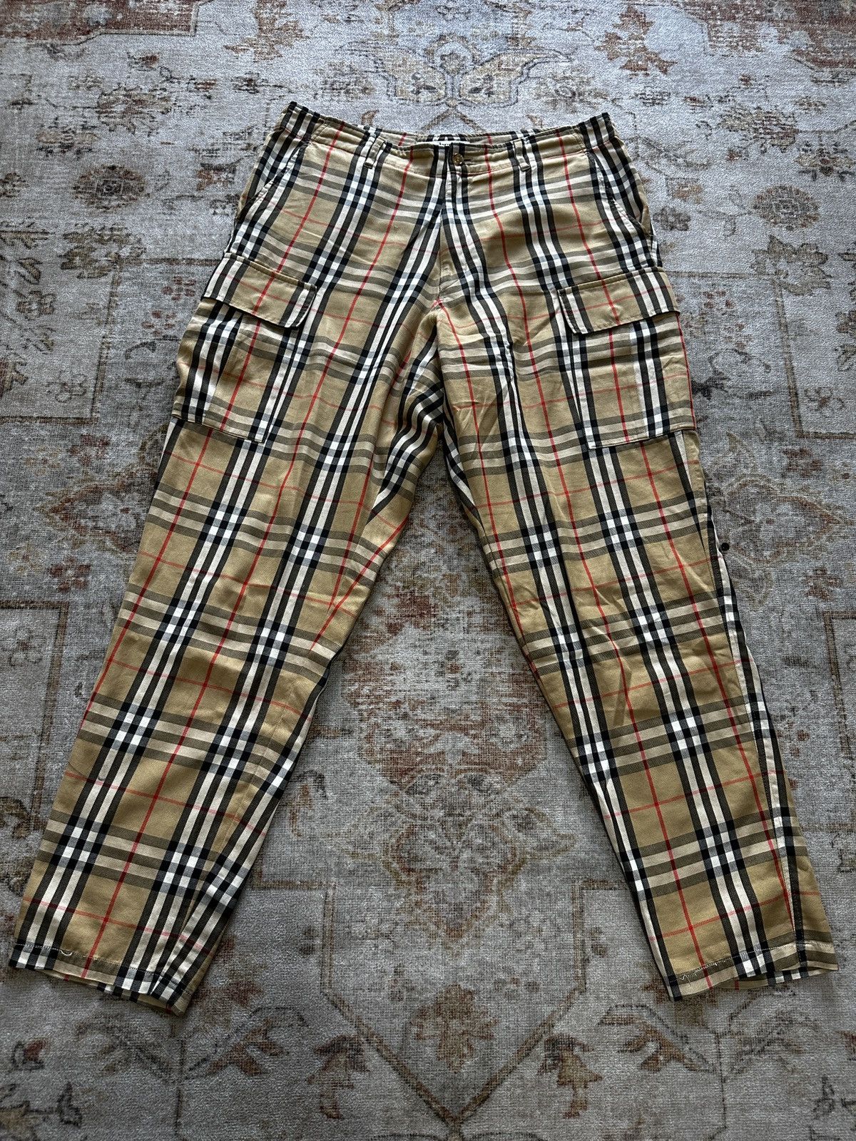 Burberry Vintage Burberry Novecheck Cargo Pant Size US 36 / EU 52 - 3 Thumbnail