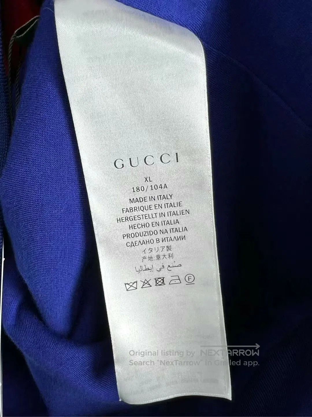Gucci gucci red blue embroidered jacket XL size. Size US XL / EU 56 / 4 - 4 Thumbnail