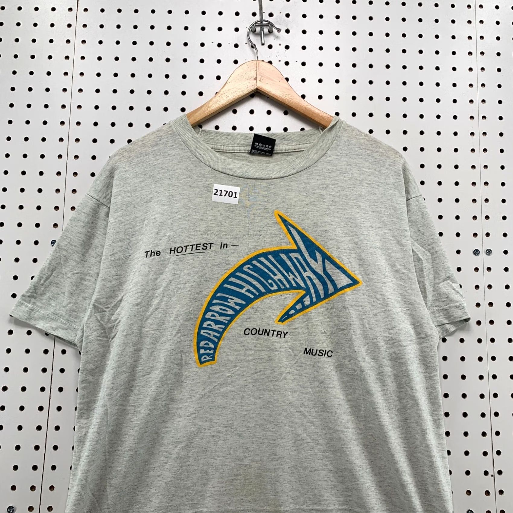 Vintage VINTAGE Red Arrow Highway Country Music Shirt Gray Single Stitch Adult XL 22x27.5 Mens Size US XL / EU 56 / 4 - 5 Thumbnail