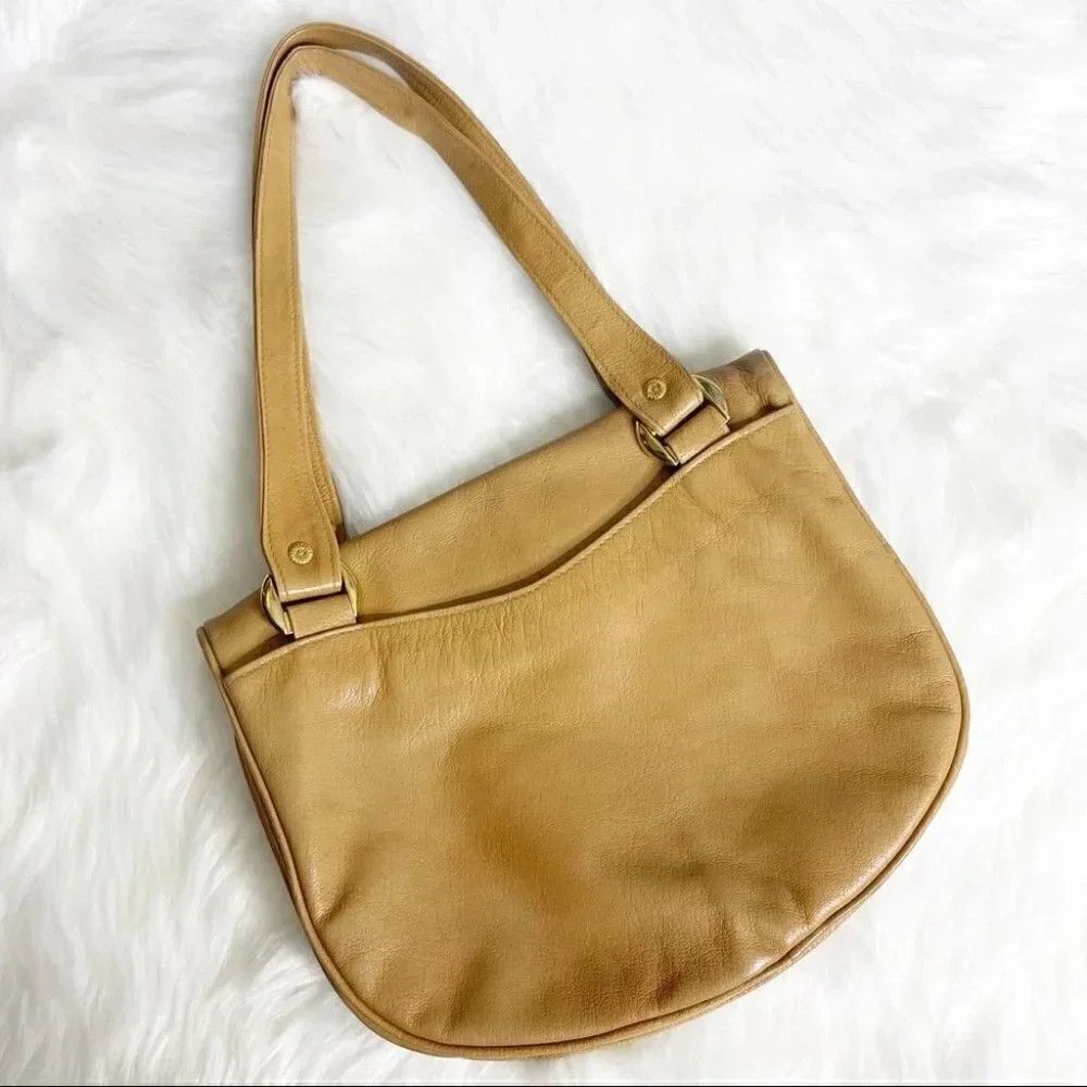 Lord & Taylor Lord & Taylor Leather Vintage Small Shoulder Handbag Size ONE SIZE - 8 Thumbnail