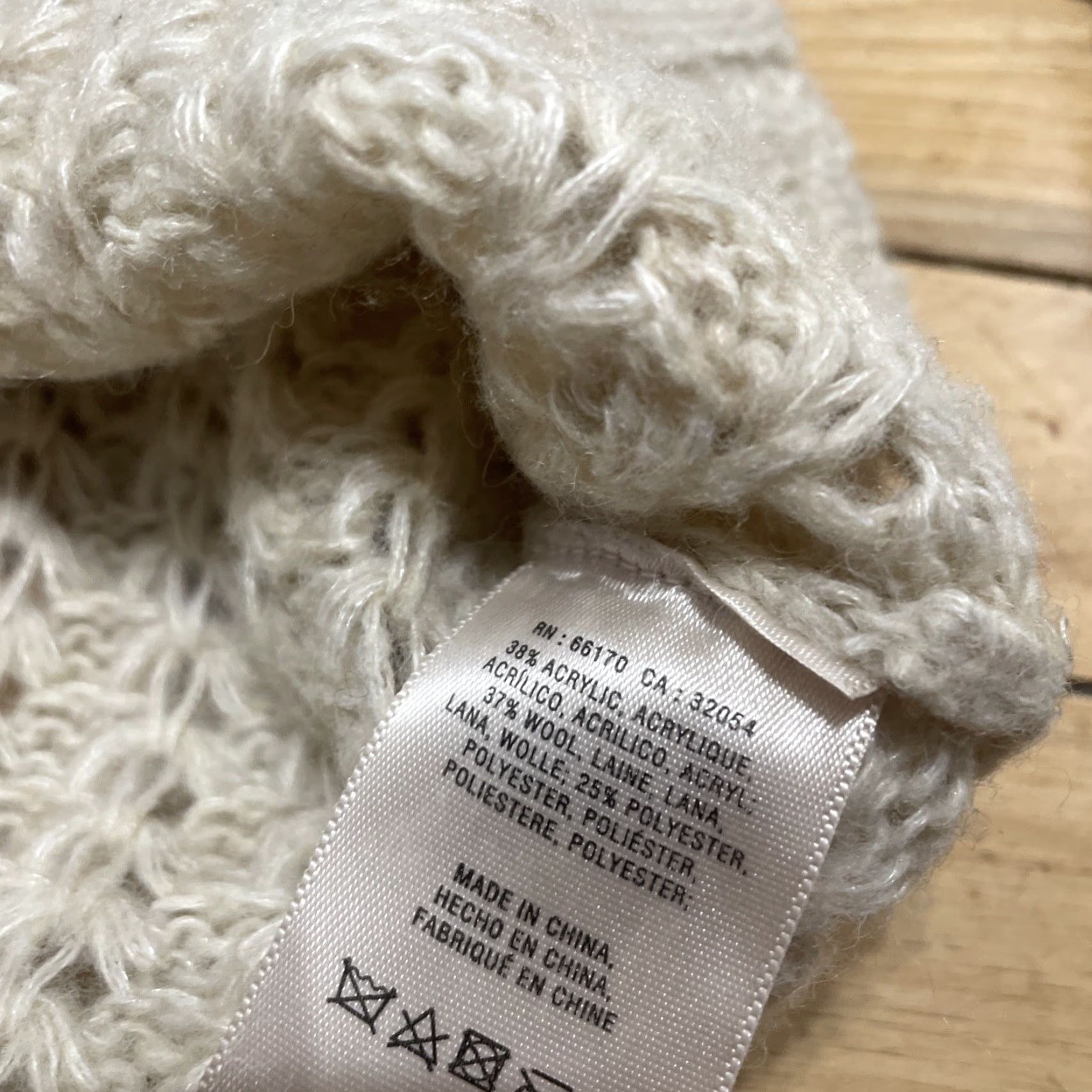 Vintage VINTAGE Field Flower Wool Blend Sweater Women S Cream Brown Crochet Knit Boho Old Money Size S / US 4 / IT 40 - 7 Thumbnail