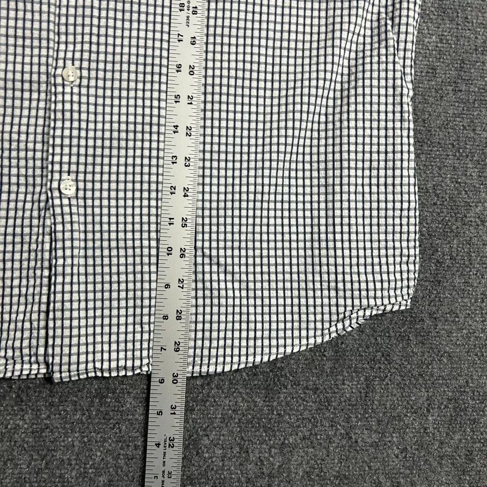 Robert Barakett Robert Barakett Shirt Mens XXL White Check 2XL Cotton Size US XXL / EU 58 / 5 - 5 Thumbnail