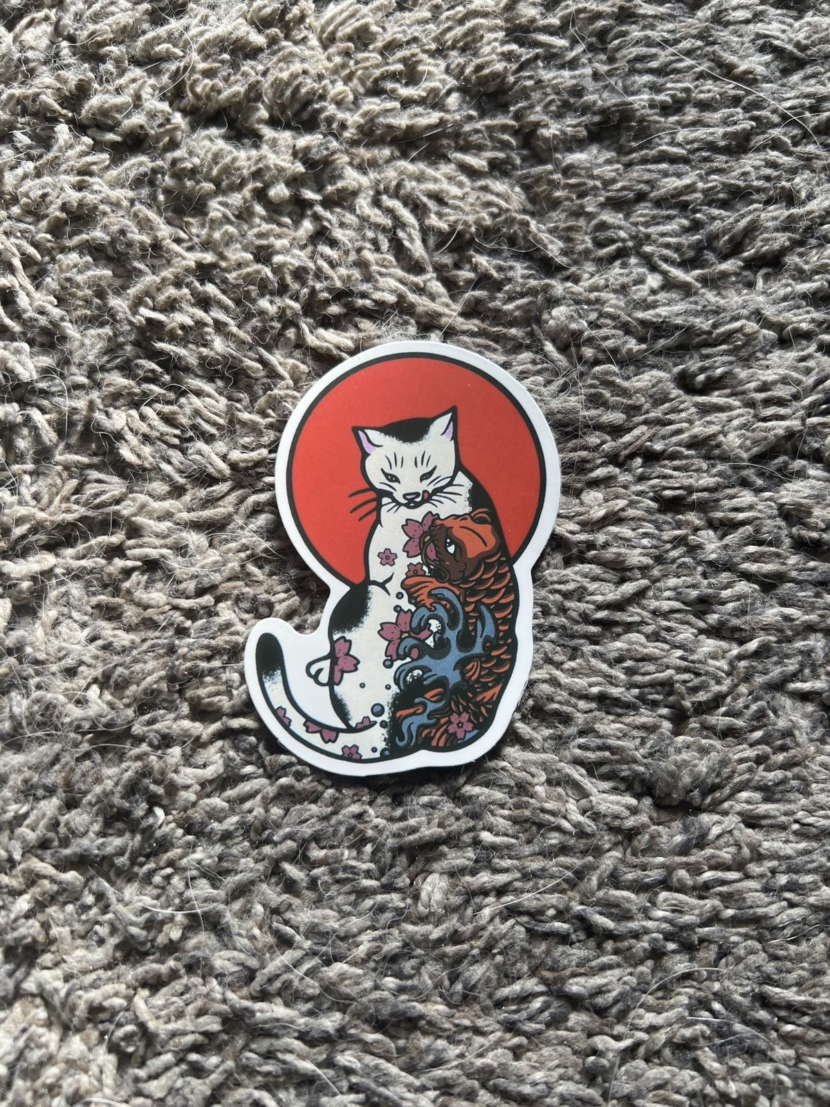 Hypebeast × Japanese Brand Monmon Cat Sticker Size ONE SIZE - 1 Thumbnail