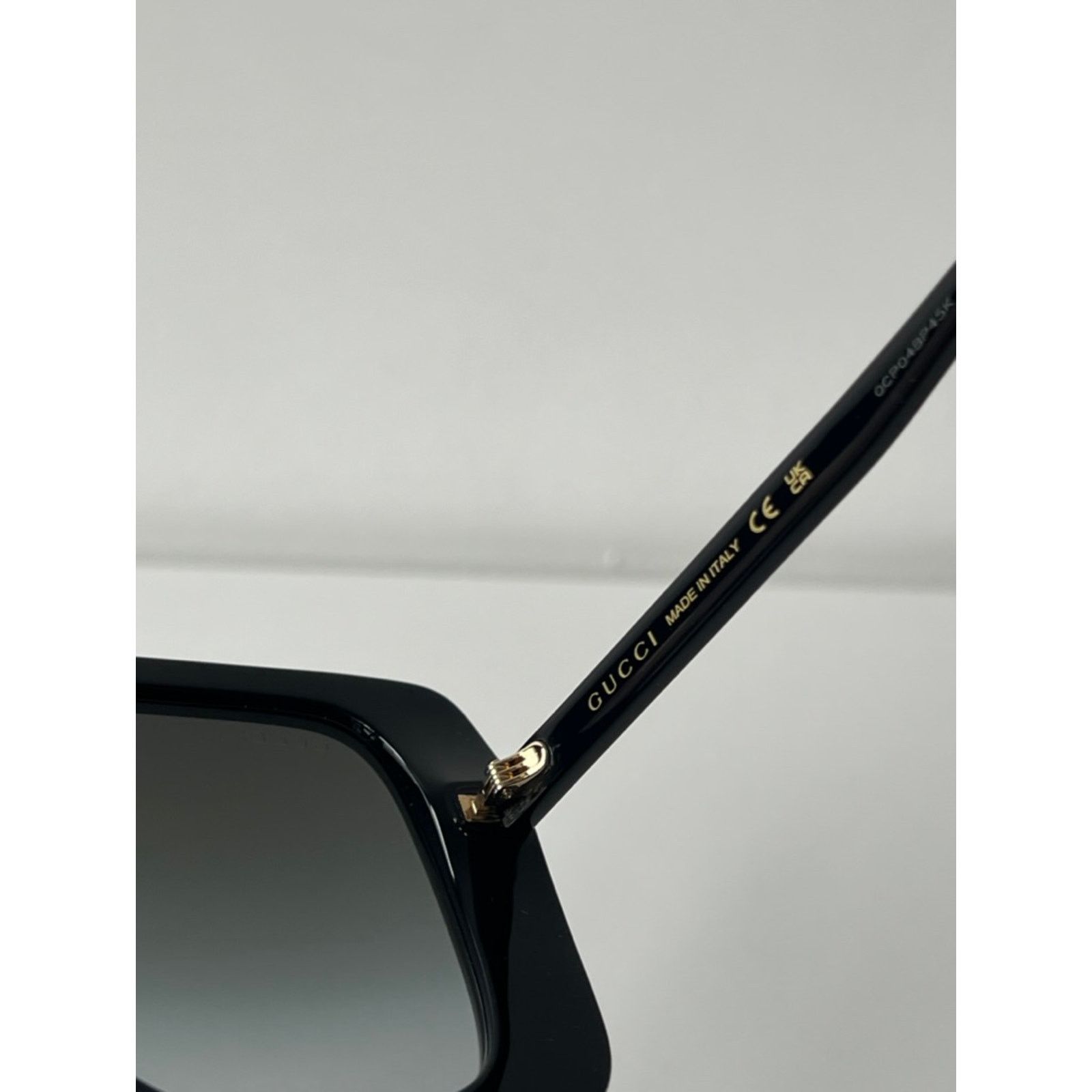Gucci NEW Gucci GG1314S Black Oversized Square Sunglasses Size ONE SIZE - 7 Thumbnail