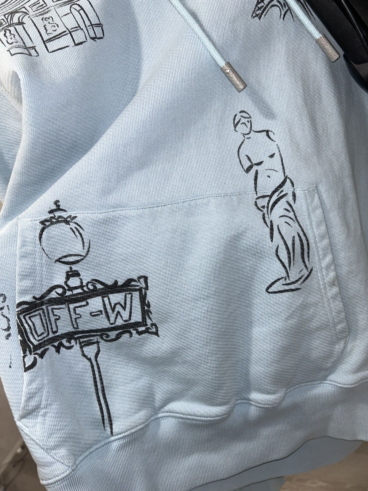 Off-White OFF WHITE PARIS RARE 1 OF 1 | 100% AUTHENTIC HOODIE | MEDIUM Size US M / EU 48-50 / 2 - 5 Thumbnail