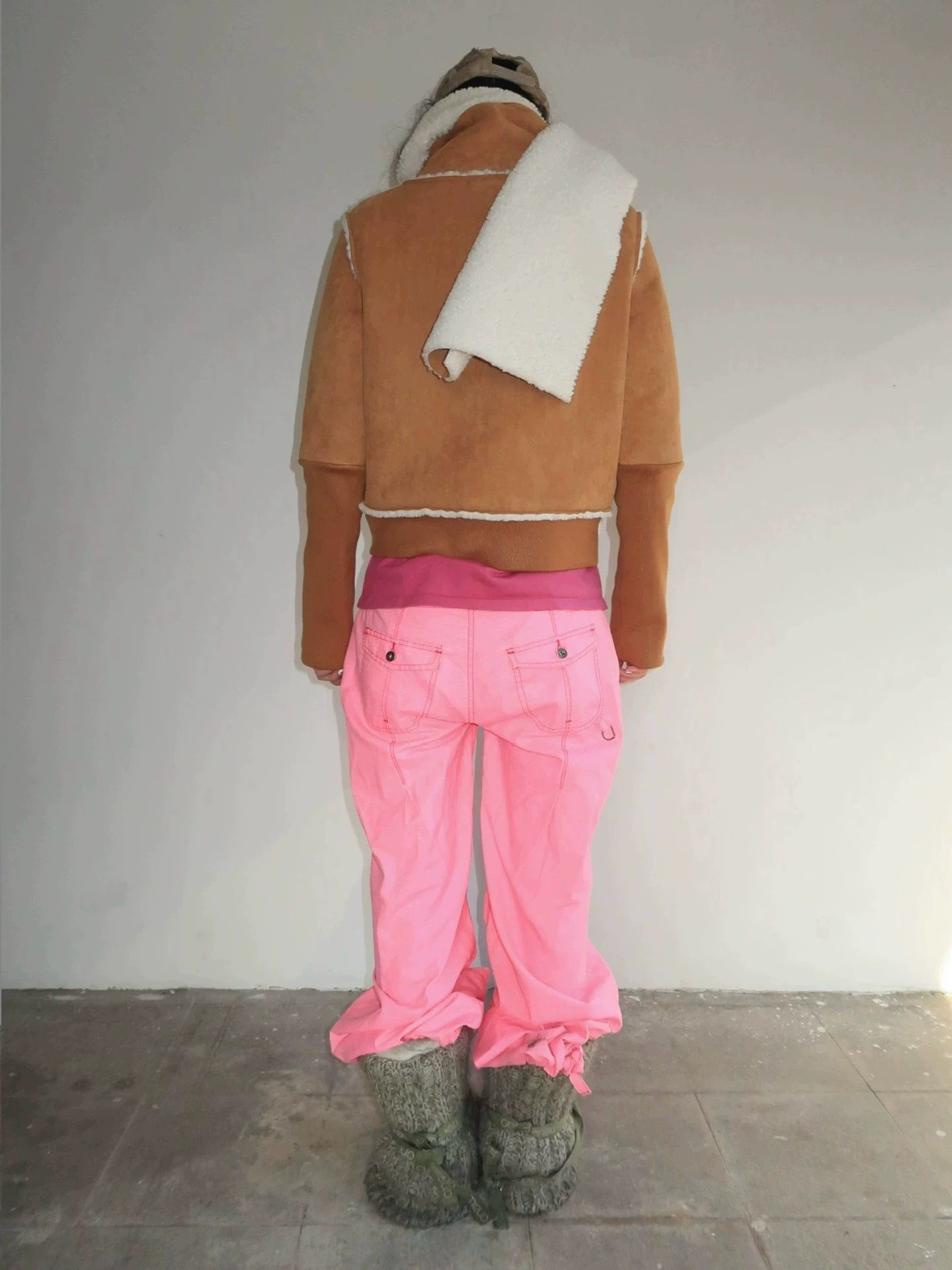 Other Texevasion Asymmetric Scarf-Collar Knit-Fur Panelled Coat L Size L / US 10 / IT 46 - 3 Thumbnail