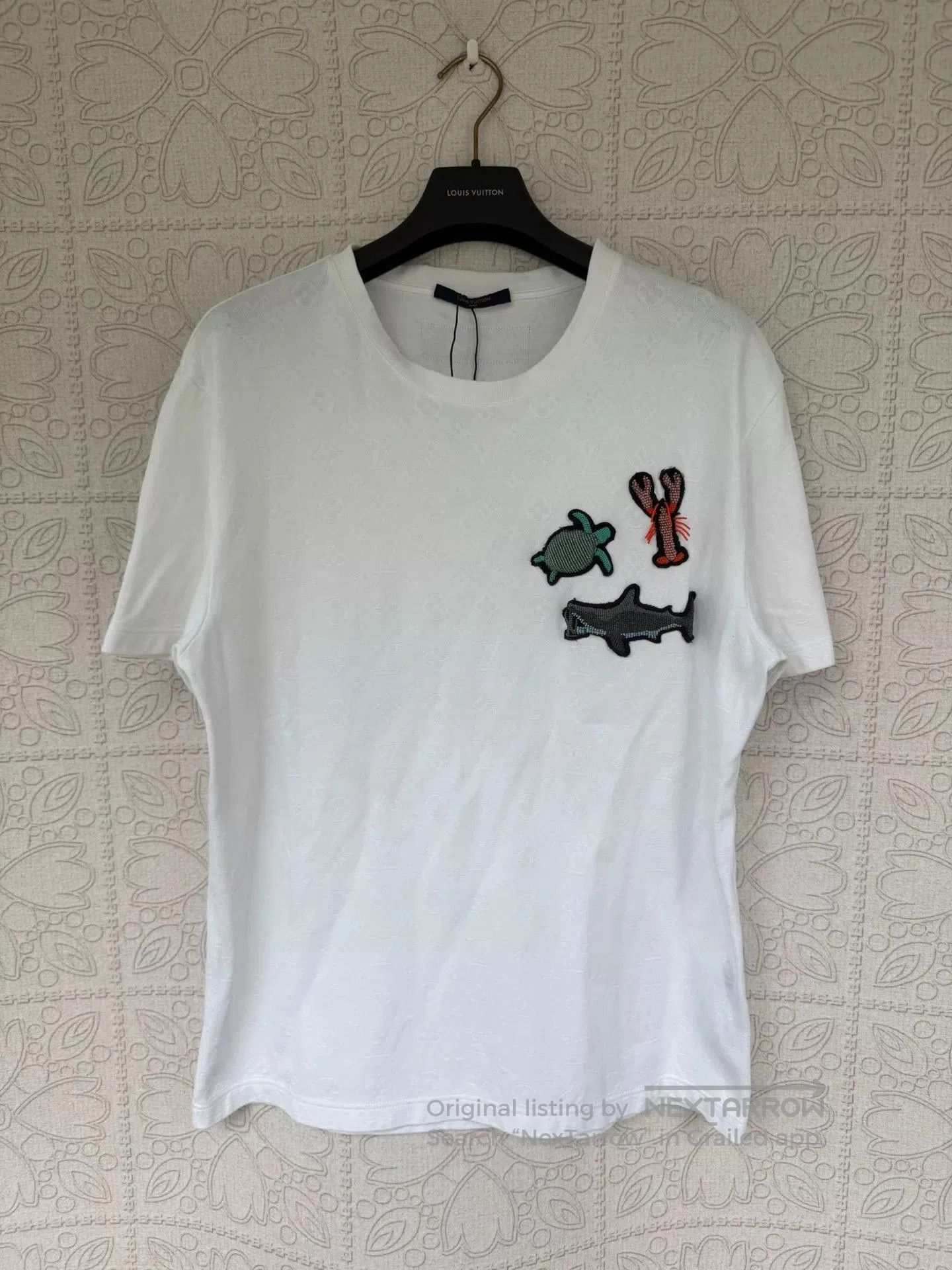 Louis Vuitton Louis Vuitton Short Sleeve Ocean Print Shirt. Size US L / EU 52-54 / 3 - 1 Thumbnail