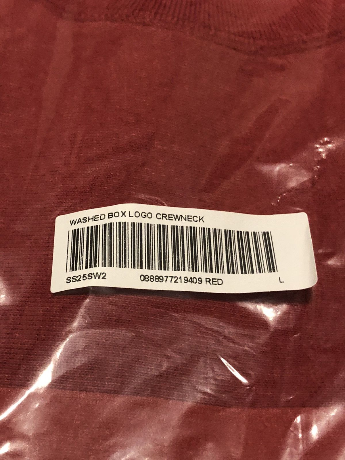 Supreme Supreme Box Logo Crewneck S/S 25’ Size US L / EU 52-54 / 3 - 1 Thumbnail
