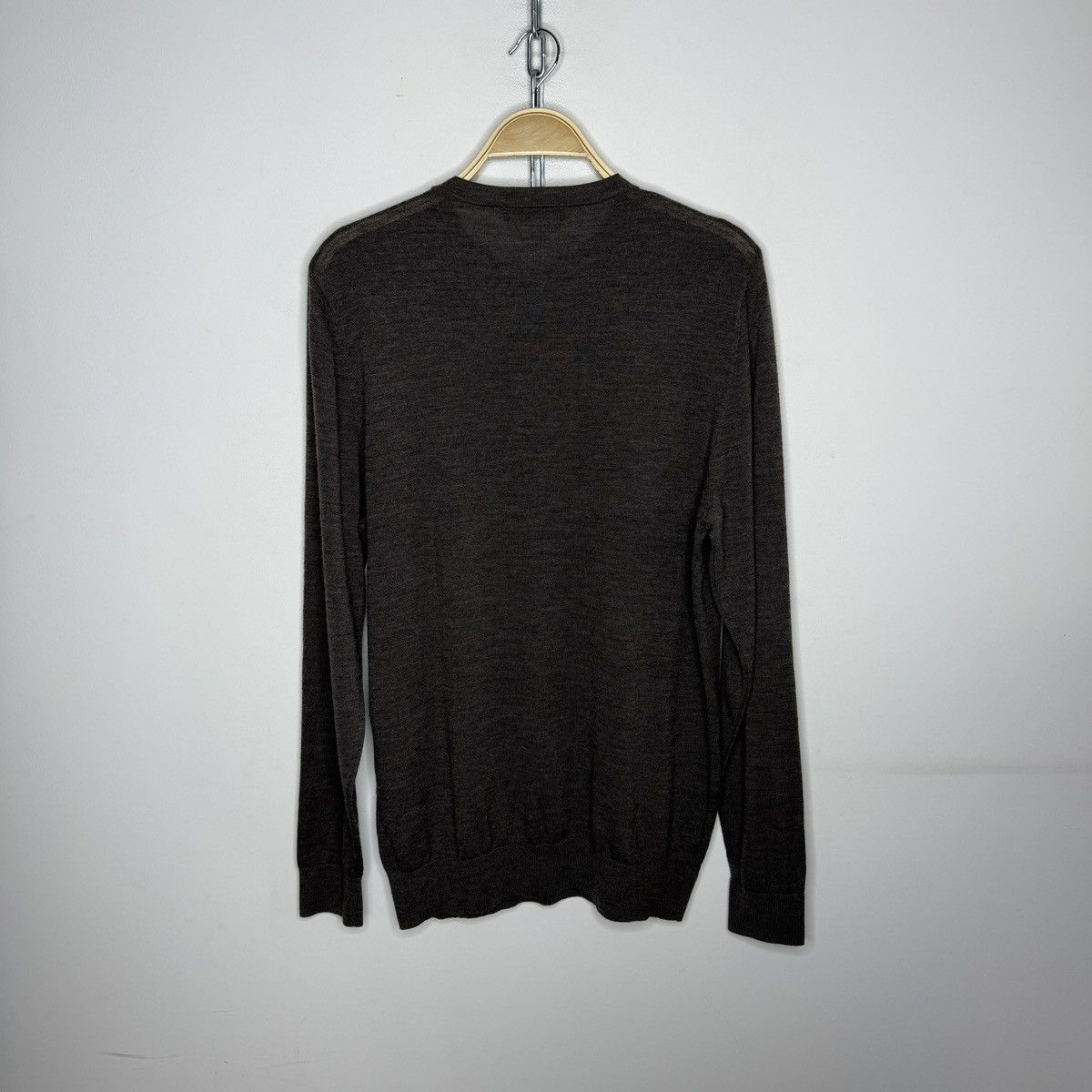 Loro Piana Loro Piana Mens Sweater Jumper Wool L Grey Size US L / EU 52-54 / 3 - 11 Thumbnail