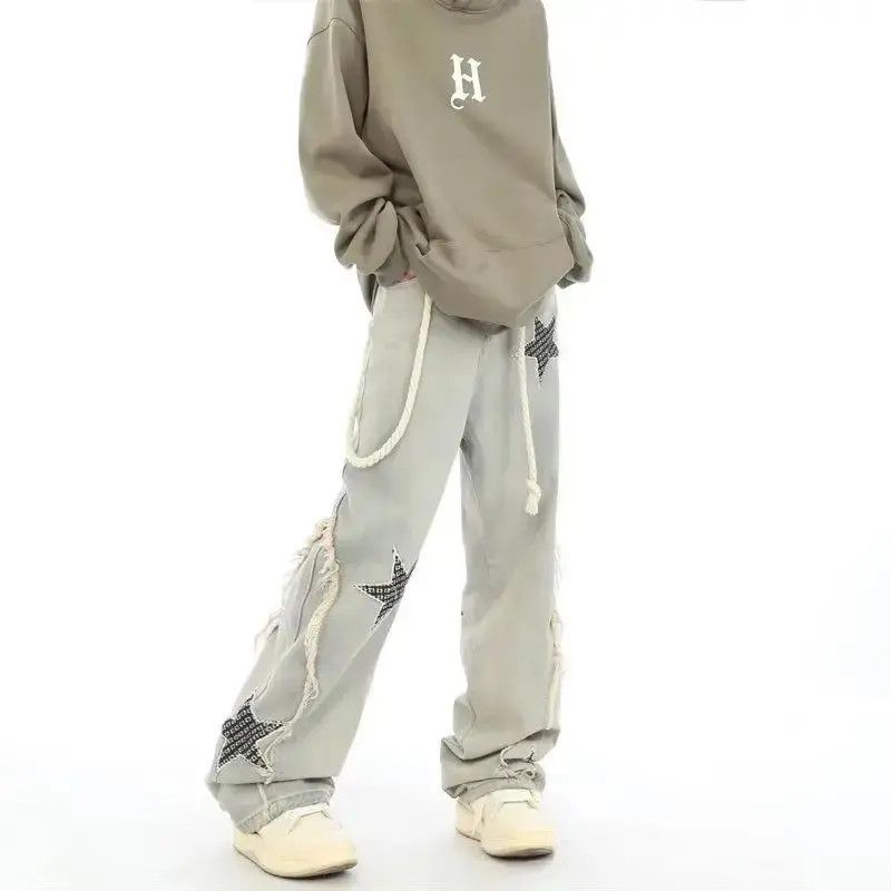 Japanese Brand Loose straight leg hip-hop wide leg jeans Size US 32 / EU 48 - 6 Thumbnail