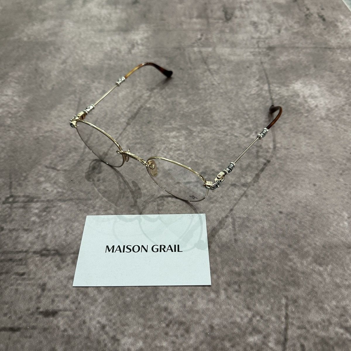 Chrome Hearts CHROME HEARTS BUBBA - A GOLD PLATED EYEGLASSES Size ONE SIZE - 1 Thumbnail